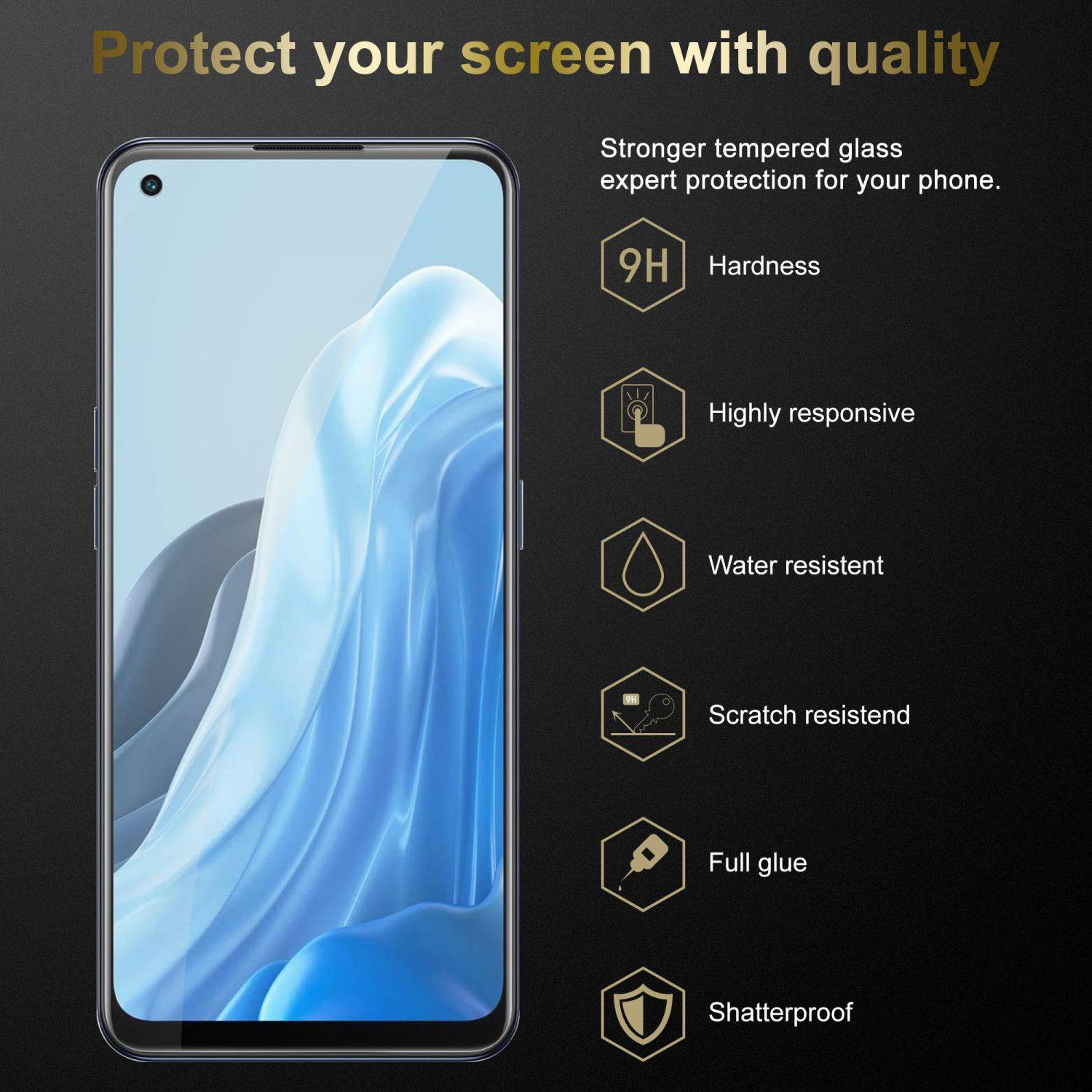 Cadorabo Panzer Folie für Oppo FIND X5 LITE / Reno7 5G Schutzfolie in Transparent Gehärtetes Tempered Display-Schutzglas