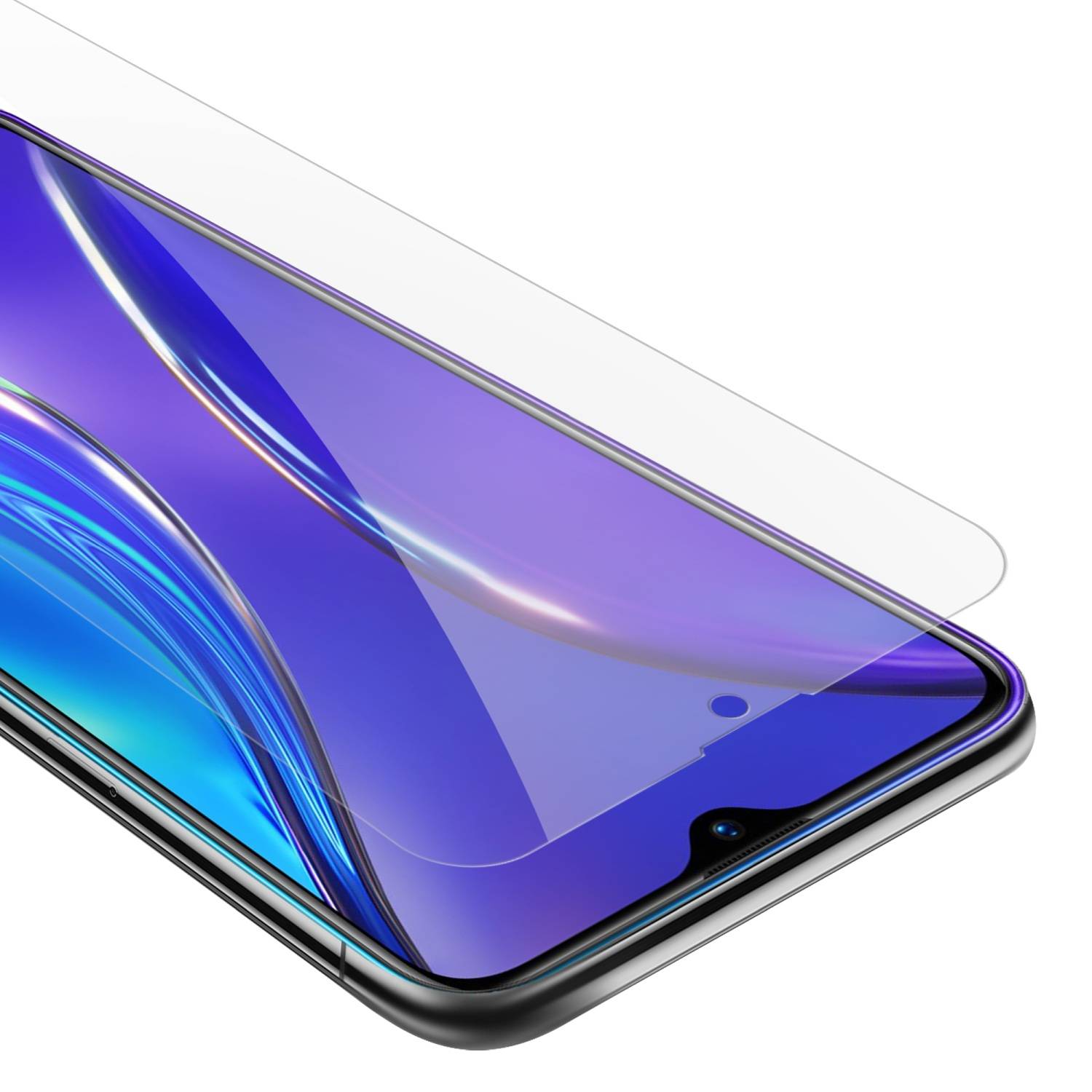 Cadorabo Panzer Folie für Realme X2 / XT / Oppo K5 Schutzfolie in Transparent Gehärtetes Tempered Display-Schutzglas