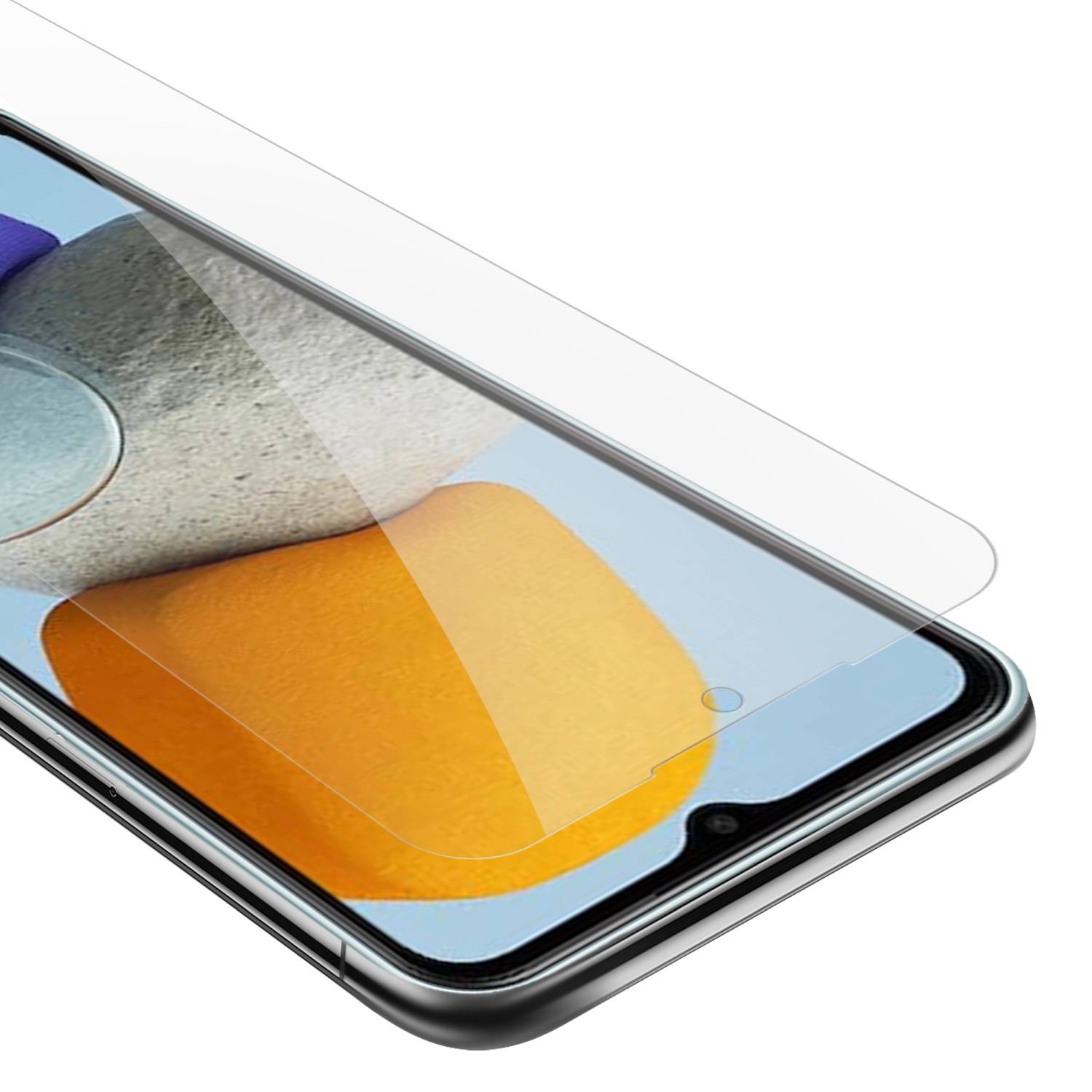 Cadorabo Panzer Folie für Samsung Galaxy M23 5G Schutzfolie in Transparent Gehärtetes Tempered Display-Schutzglas