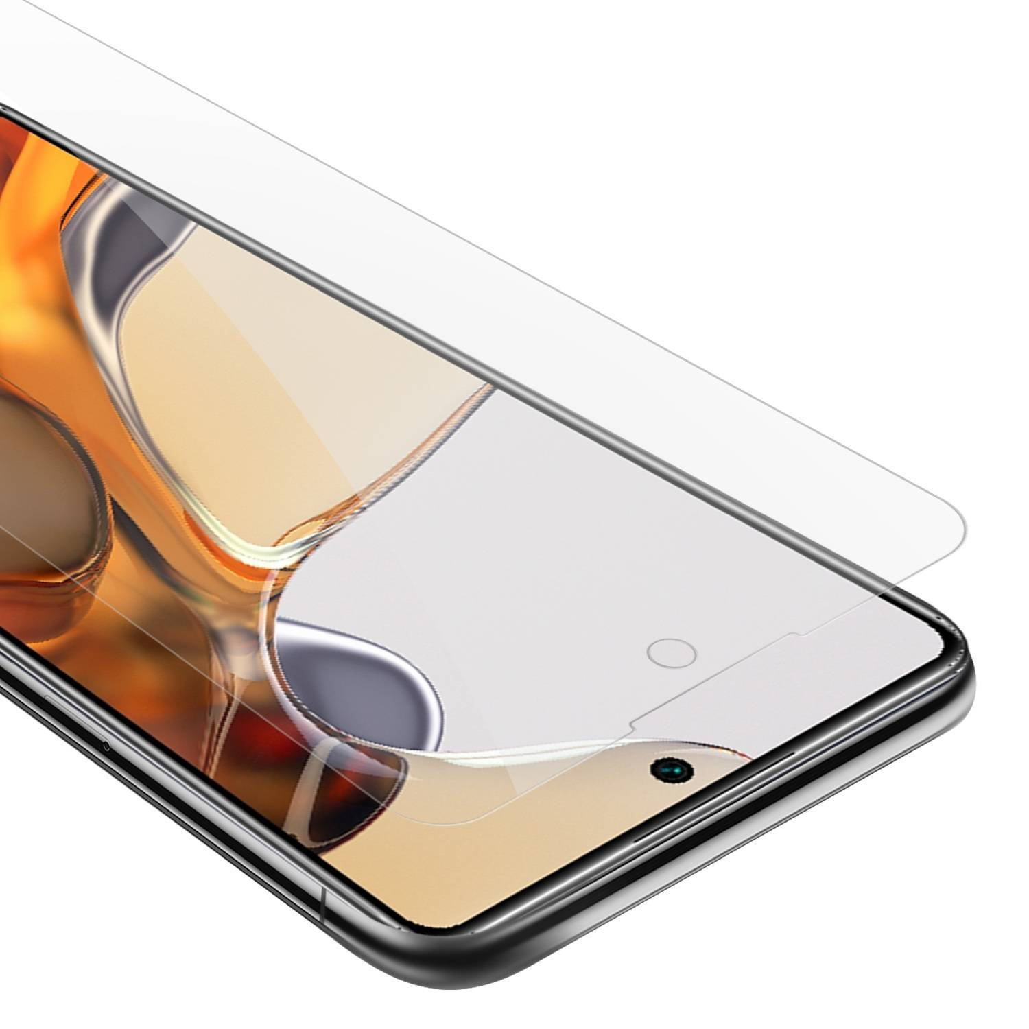 Cadorabo Panzer Folie für Xiaomi 11T / 11T PRO Schutzfolie in Transparent Gehärtetes Tempered Display-Schutzglas