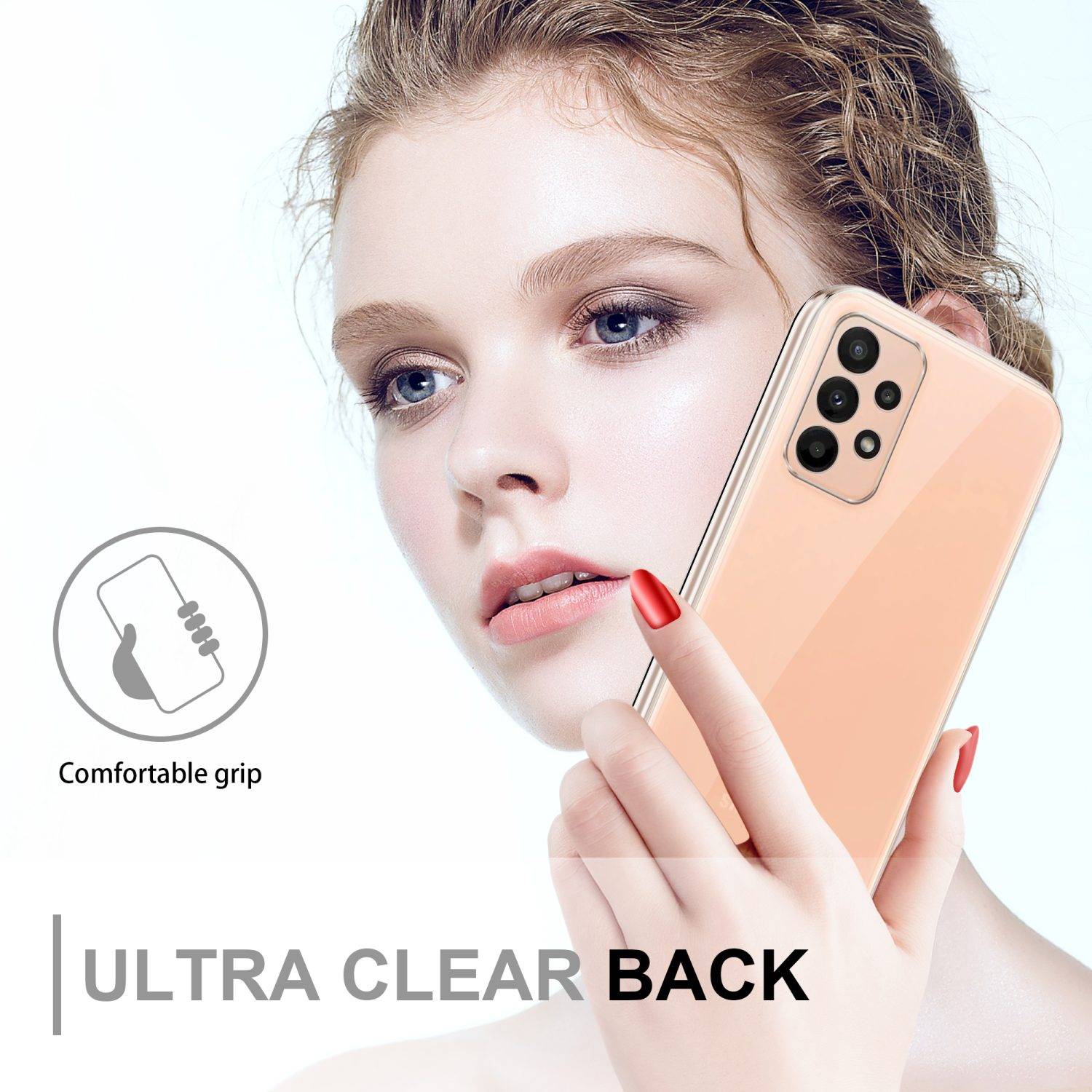 Cadorabo Schutzhülle für Samsung Galaxy A23 4G Hülle in Transparent 360° Etui Full Body Handyhülle Cover Case