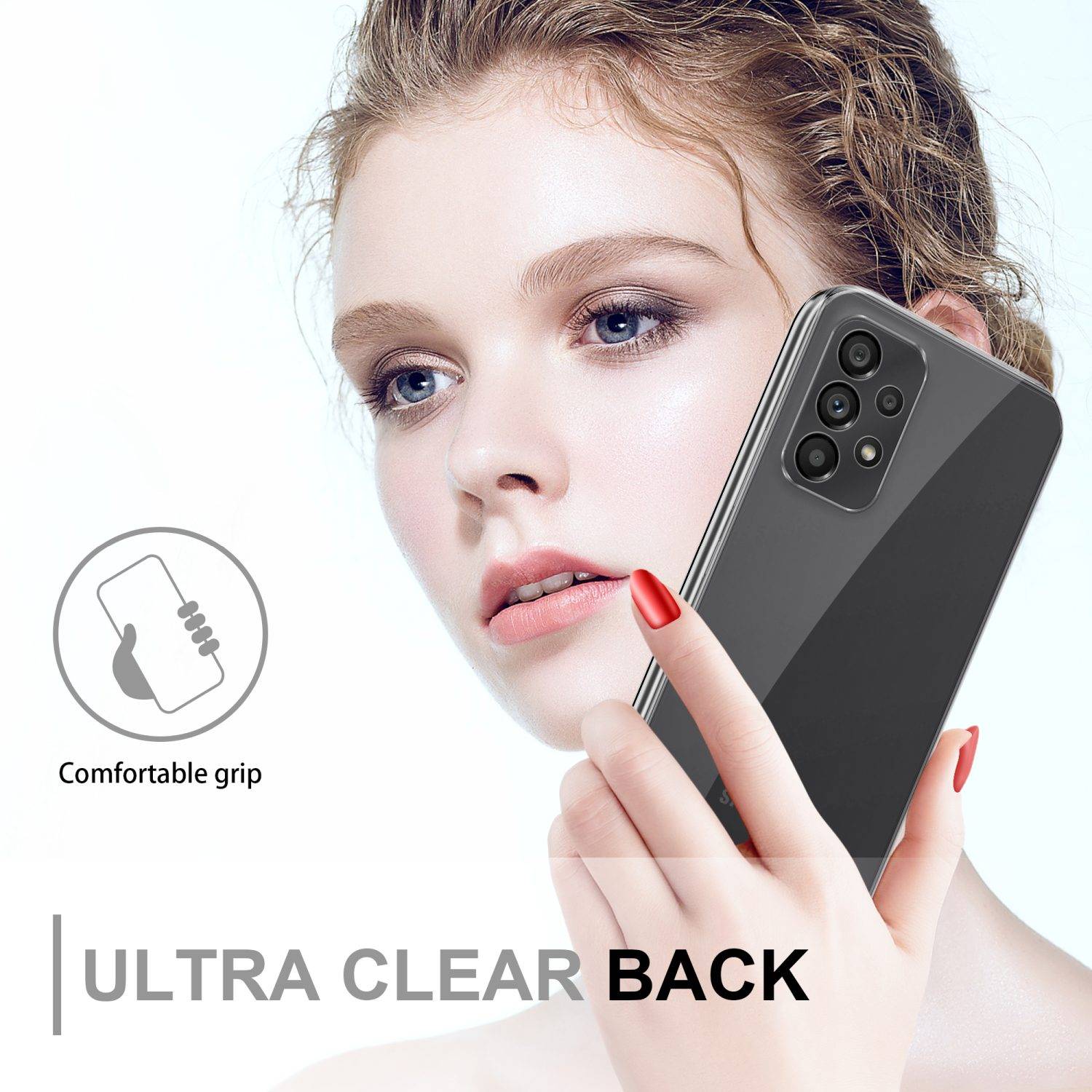 Cadorabo Schutzhülle für Samsung Galaxy A53 5G Hülle in Transparent 360° Etui Full Body Handyhülle Cover Case