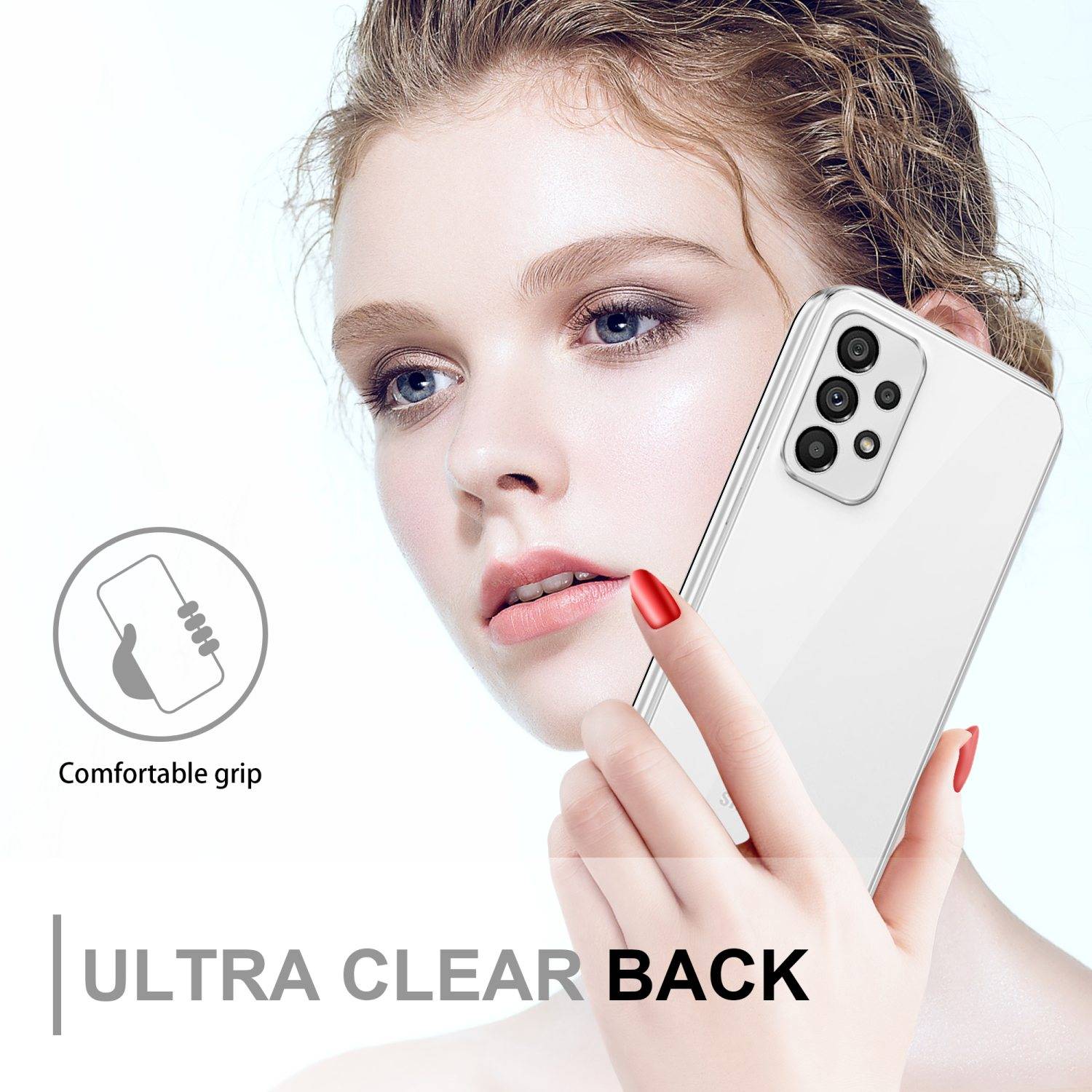 Cadorabo Schutzhülle für Samsung Galaxy A73 5G Hülle in Transparent 360° Etui Full Body Handyhülle Cover Case