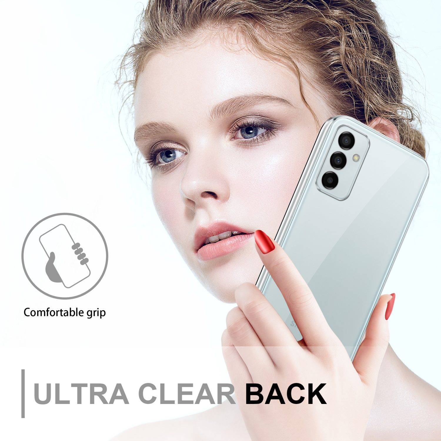 Cadorabo Schutzhülle für Samsung Galaxy M23 5G Hülle in Transparent 360° Etui Full Body Handyhülle Cover Case