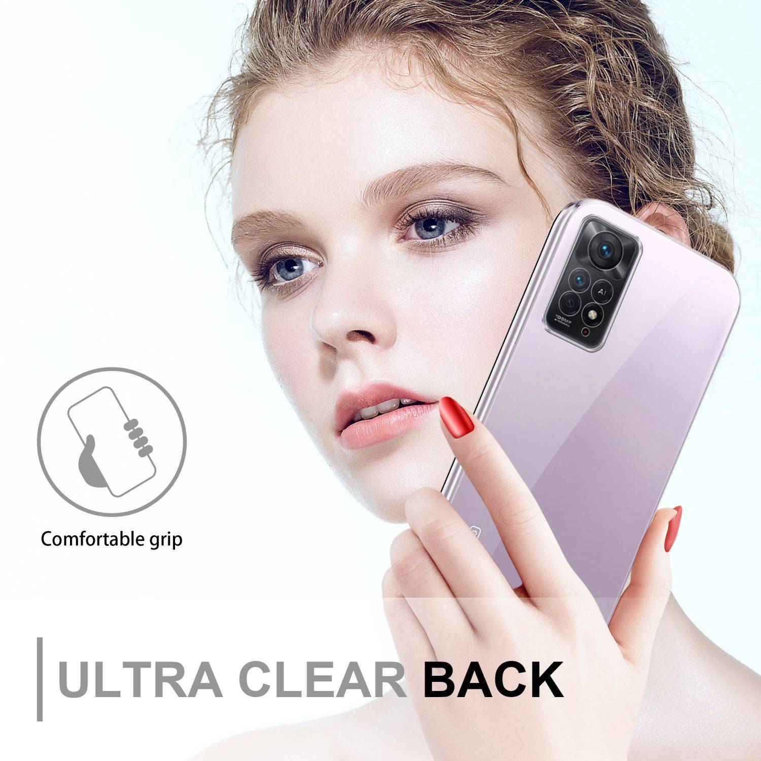 Cadorabo Schutzhülle für Xiaomi RedMi NOTE 11 PRO 4G / 5G Hülle in Transparent 360° Etui Full Body Handyhülle Cover Case