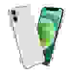 Cadorabo Schutzhülle für Apple iPhone 12 MINI Hülle in Weiß Handyhülle TPU Silikon Kameraschutz Etui Case