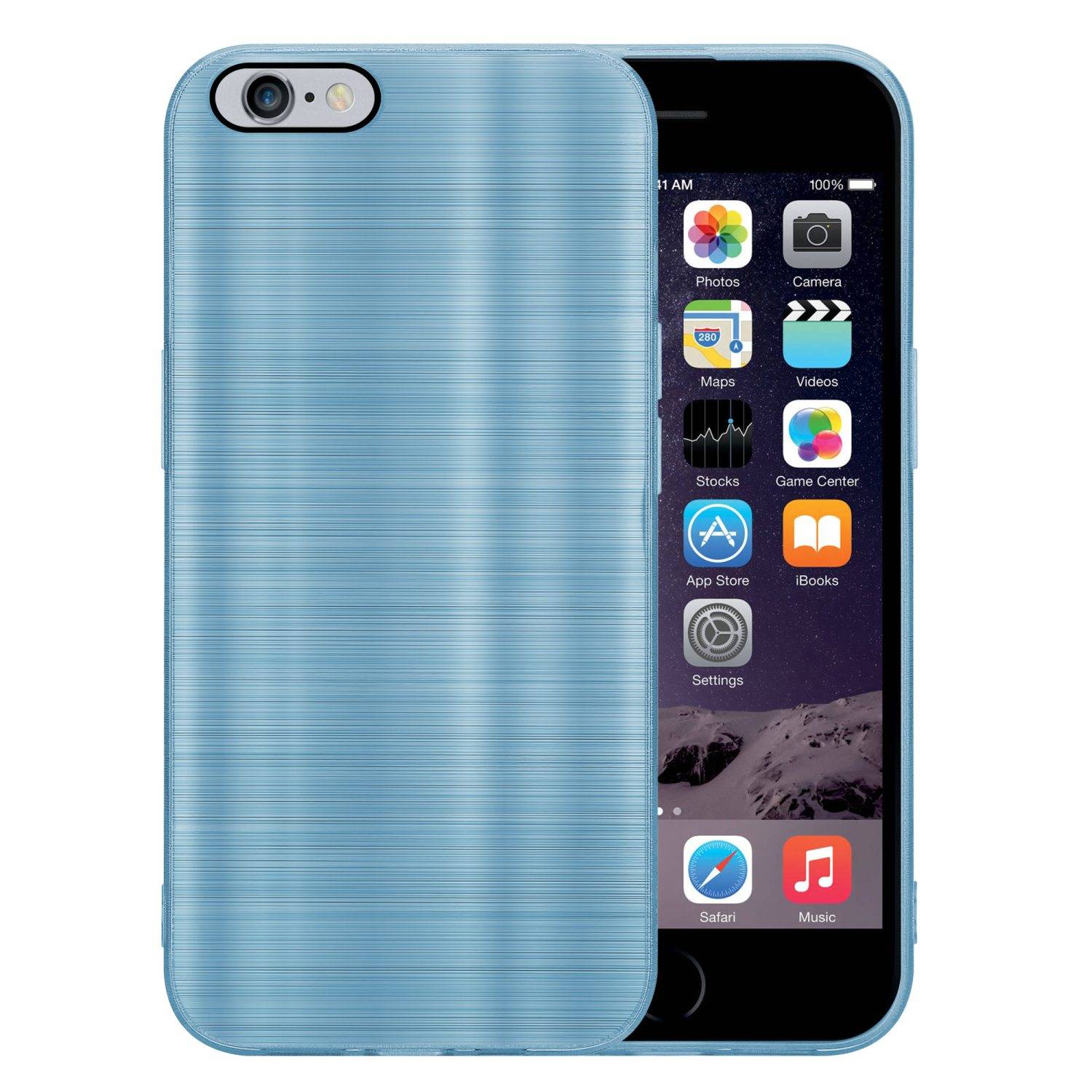 Cadorabo Hülle für Apple iPhone 6 PLUS / 6S PLUS Schutz Hülle in Türkis Handyhülle TPU Silikon Etui Case