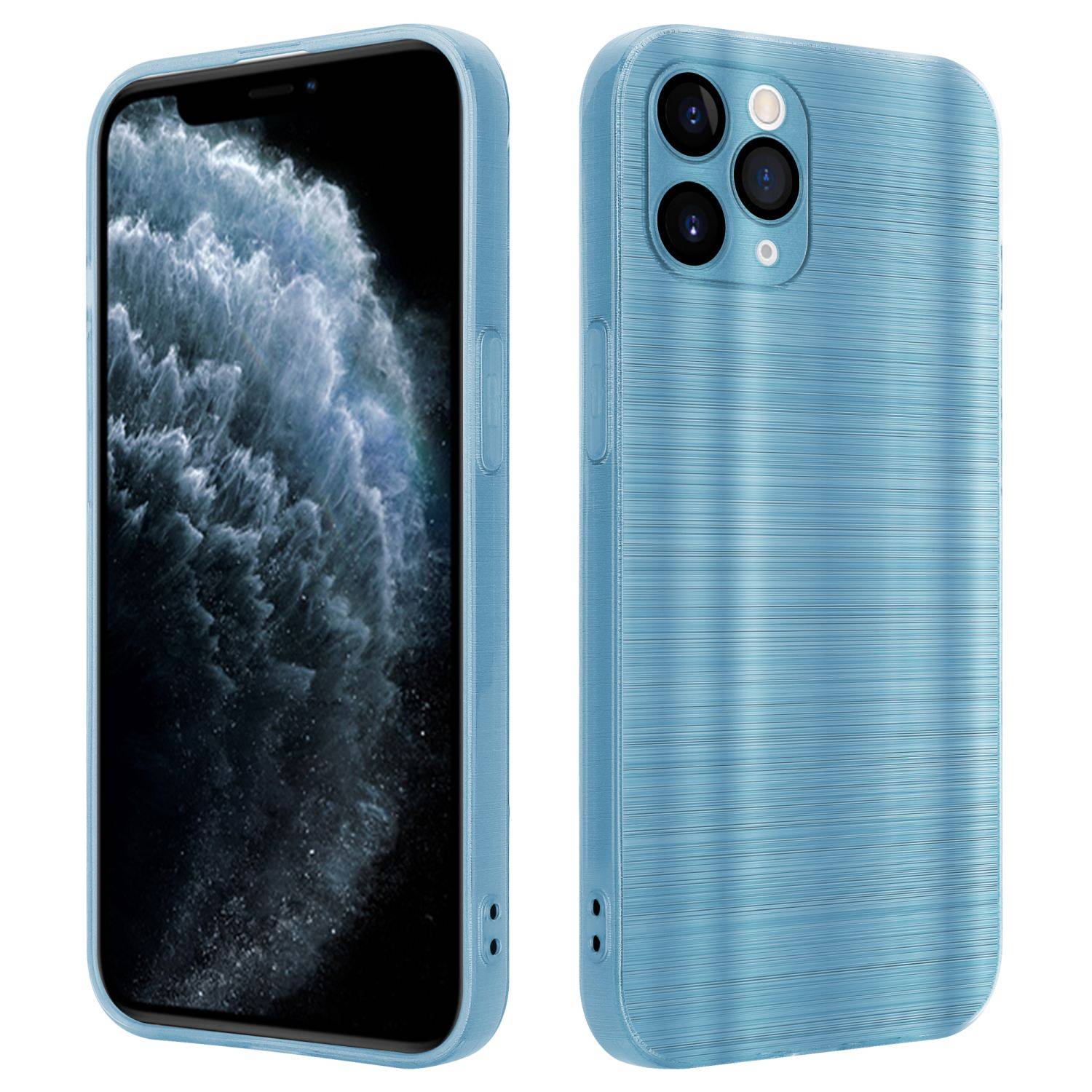 Cadorabo Hülle für Apple iPhone 11 PRO Schutz Hülle in Türkis Handyhülle TPU Silikon Etui Case