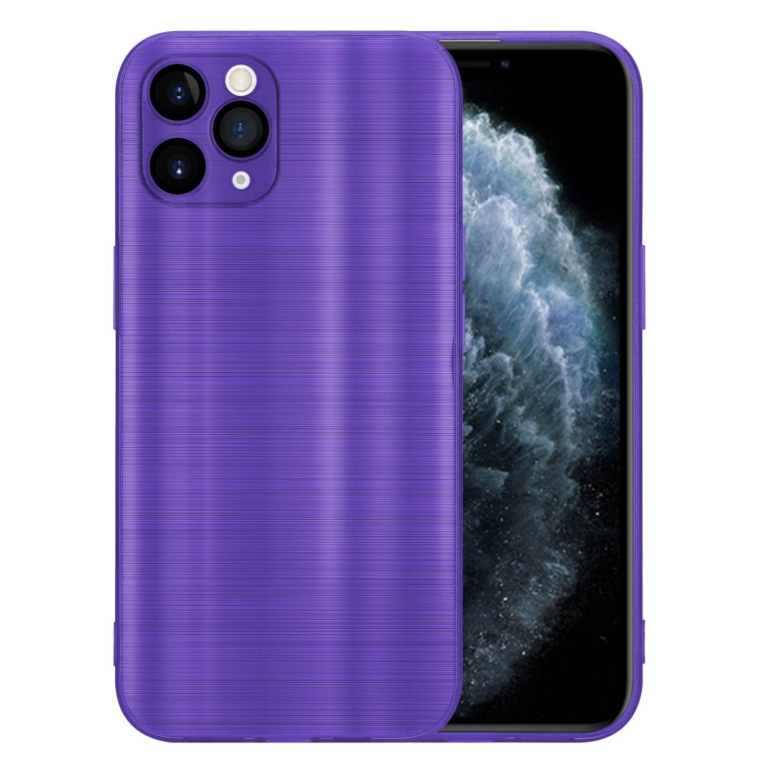 Cadorabo Hülle für Apple iPhone 11 PRO Schutz Hülle in Lila Handyhülle TPU Silikon Etui Case