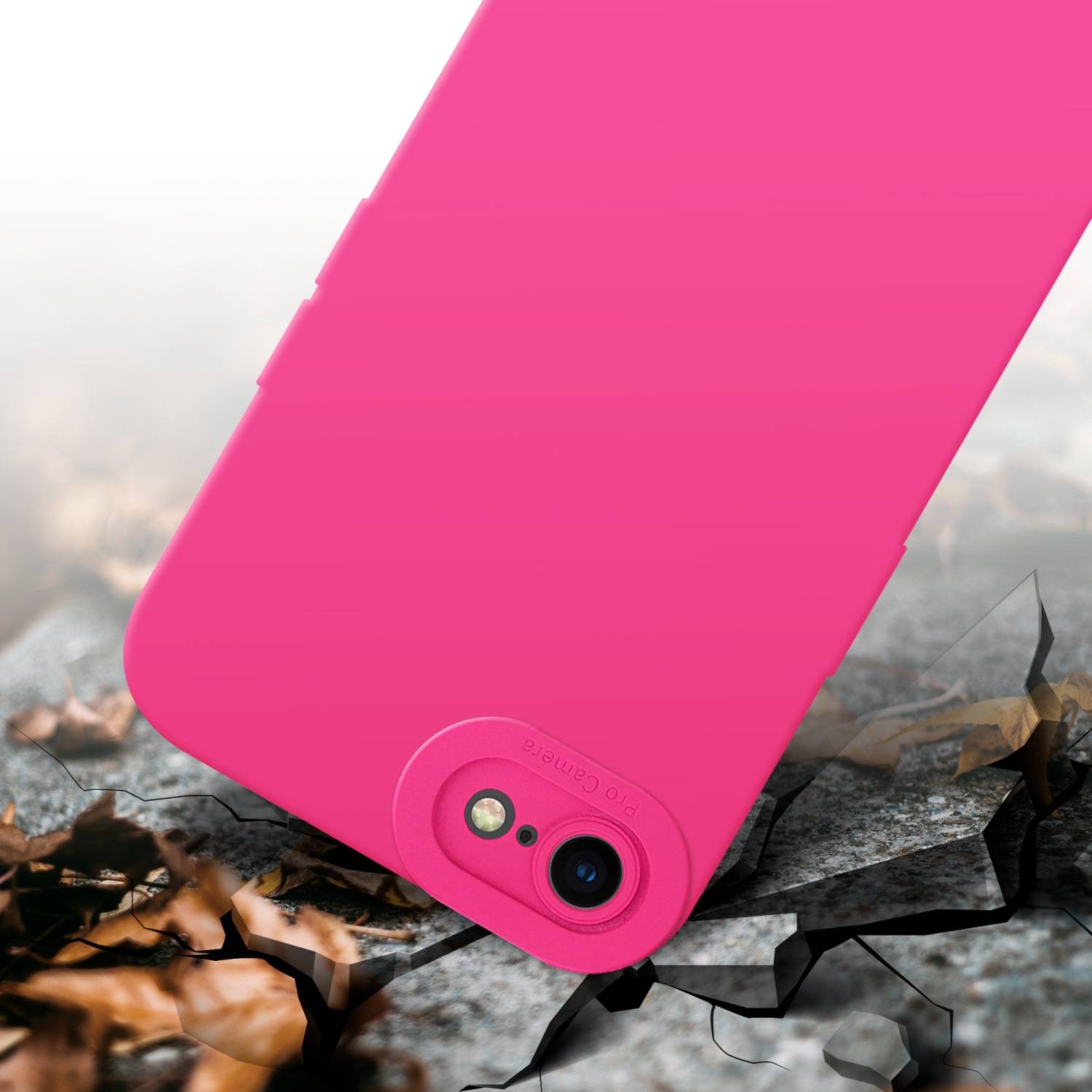 Cadorabo Hülle für Apple iPhone 7 / 7S / 8 / SE 2020 Schutz Hülle in Pink TPU Silikon Etui Case Handyhülle