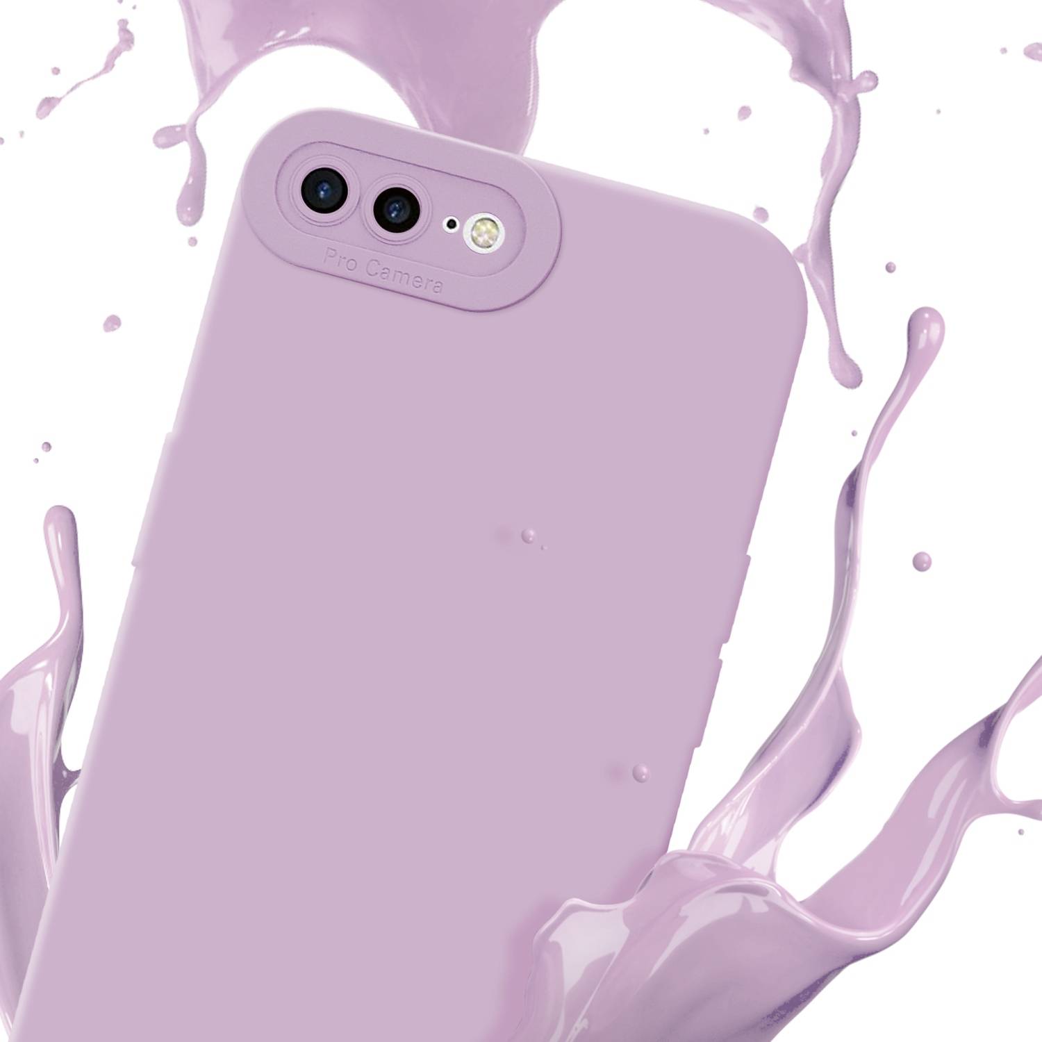 Cadorabo Hülle für Apple iPhone 7 PLUS / 7S PLUS / 8 PLUS Schutz Hülle in Rosa TPU Silikon Etui Case Handyhülle