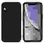 Cadorabo Hülle für Apple iPhone XR Schutz Hülle in Schwarz TPU Silikon Etui Case Handyhülle