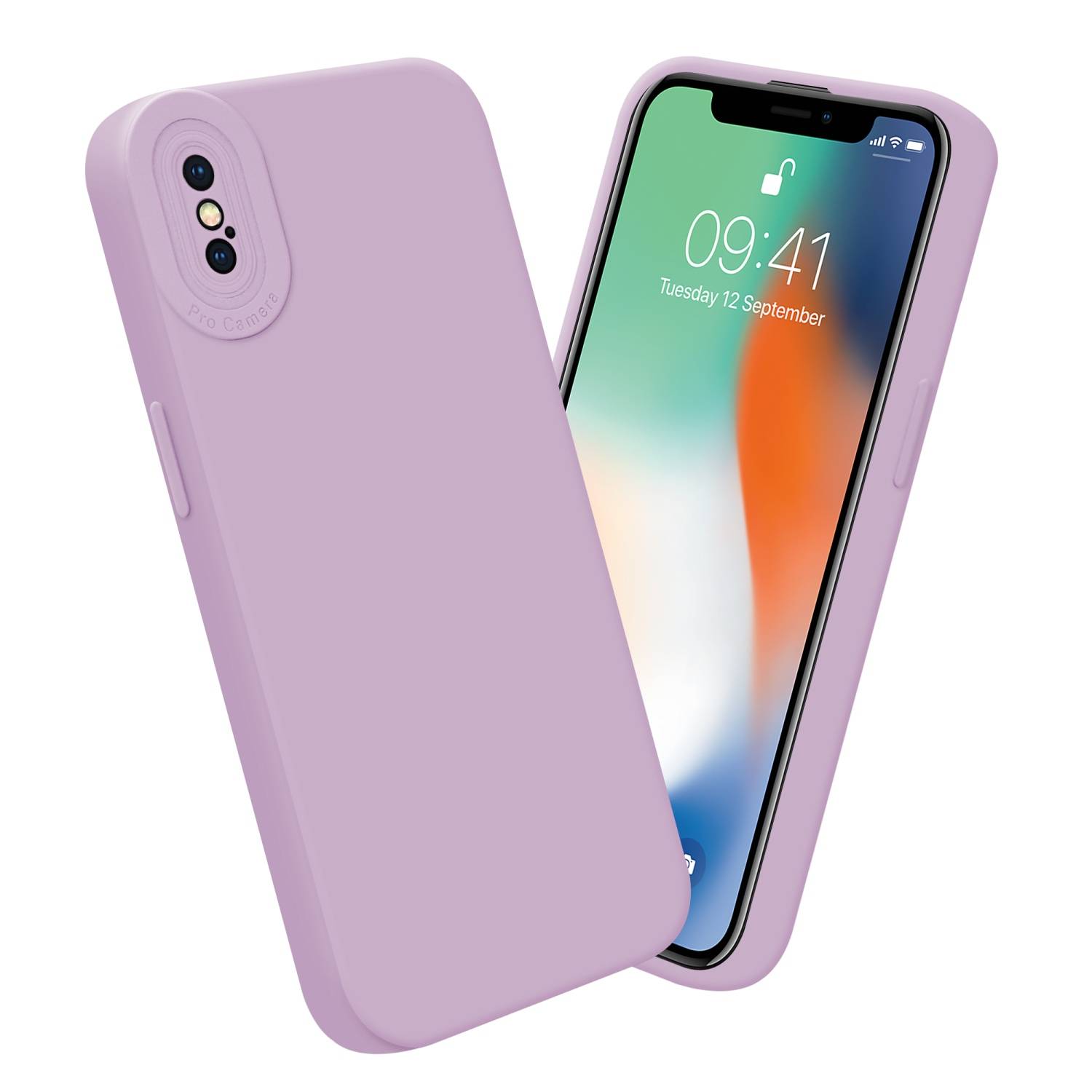 Cadorabo Hülle für Apple iPhone XS MAX Schutz Hülle in Rosa TPU Silikon Etui Case Handyhülle