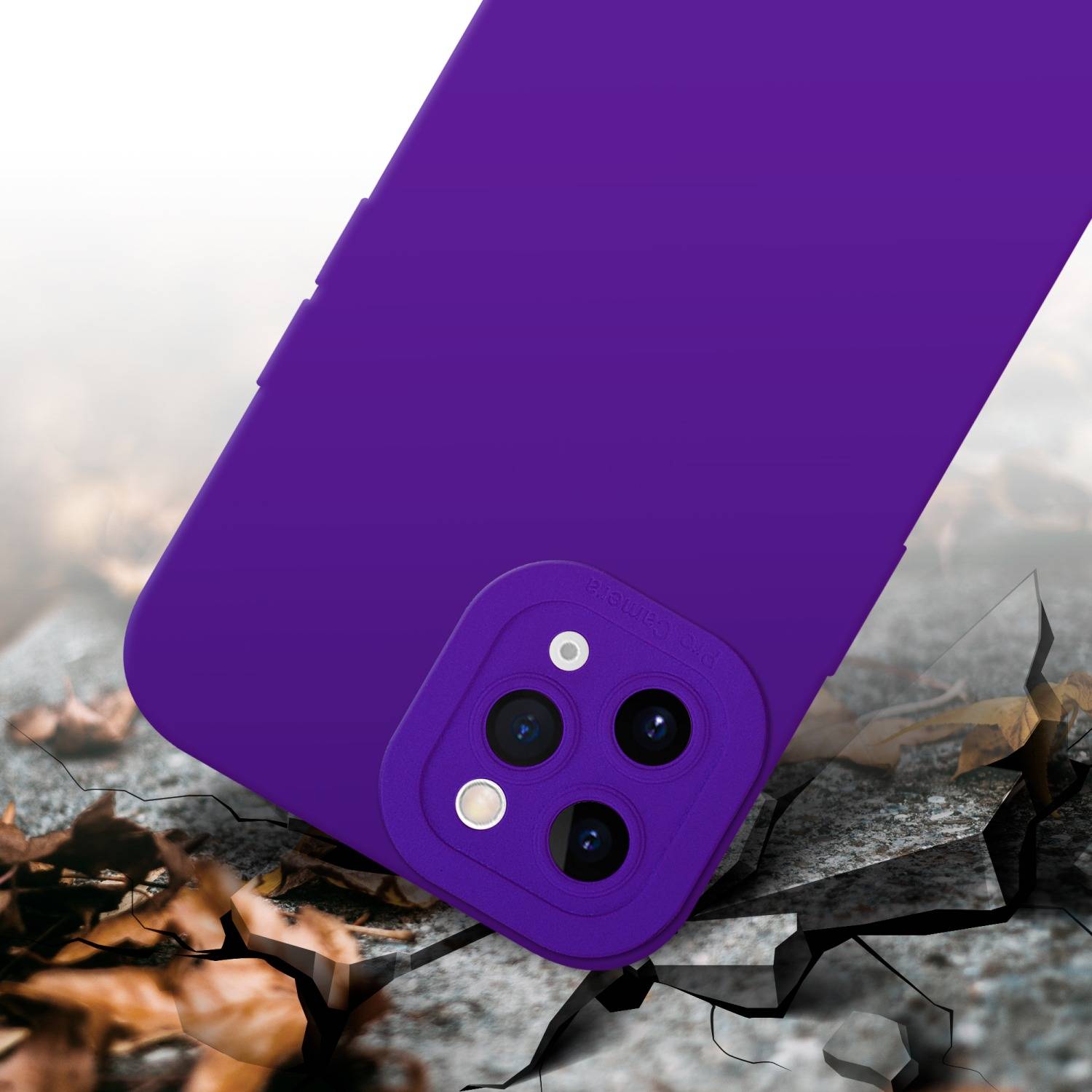 Cadorabo Hülle für Apple iPhone 11 PRO Schutz Hülle in Lila TPU Silikon Etui Case Handyhülle