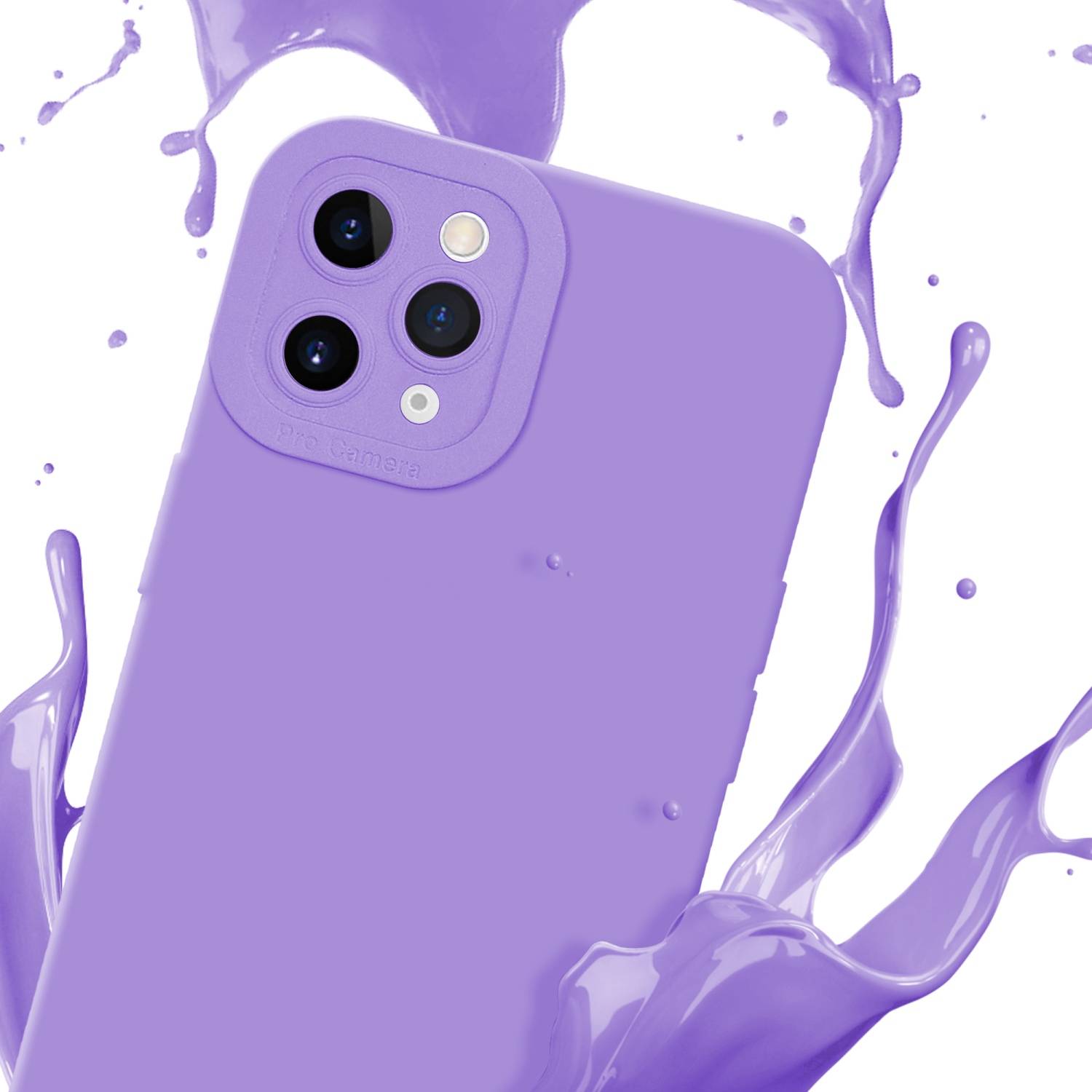 Cadorabo Hülle für Apple iPhone 11 PRO Schutz Hülle in Lila TPU Silikon Etui Case Handyhülle