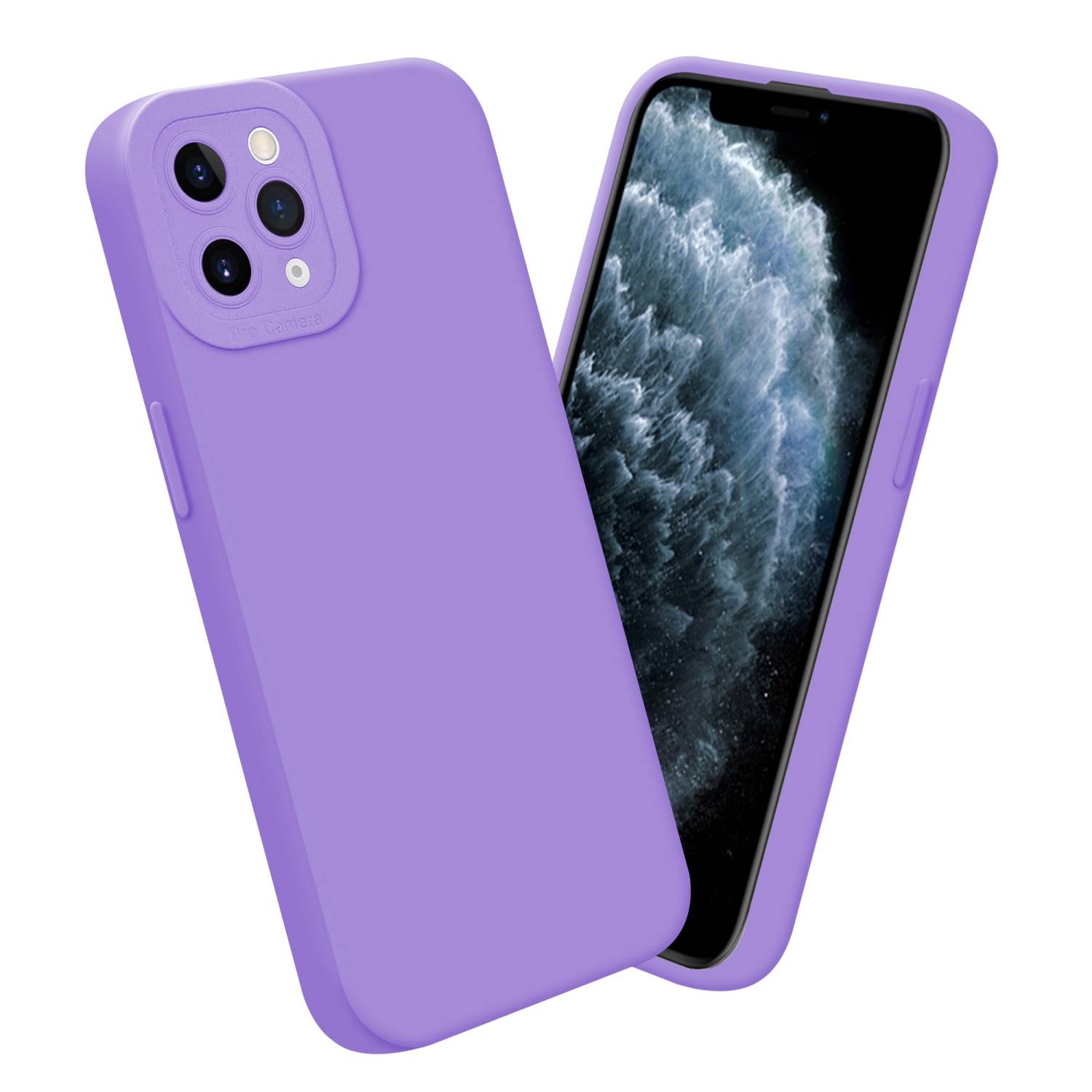 Cadorabo Hülle für Apple iPhone 11 PRO Schutz Hülle in Lila TPU Silikon Etui Case Handyhülle