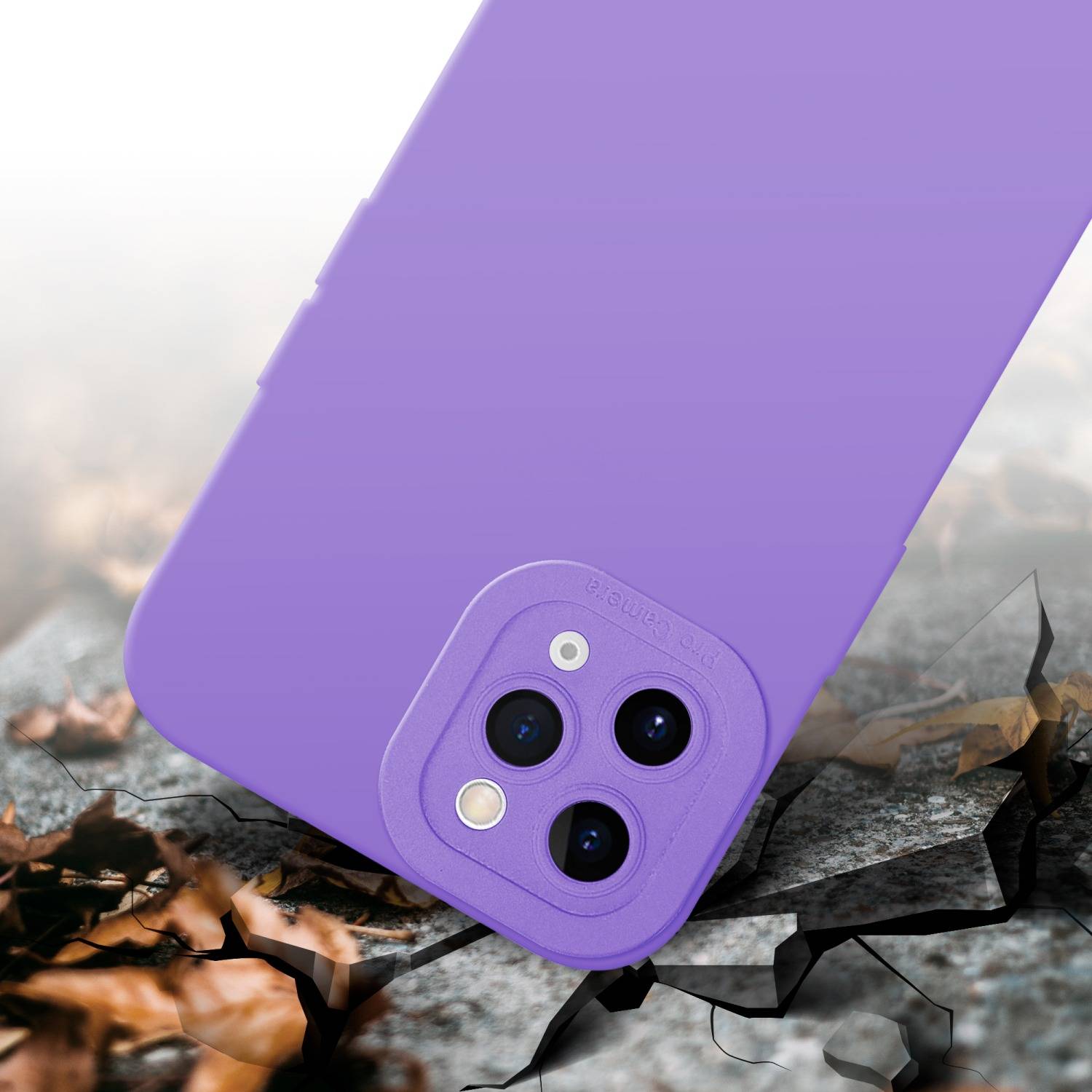 Cadorabo Hülle für Apple iPhone 11 PRO Schutz Hülle in Lila TPU Silikon Etui Case Handyhülle