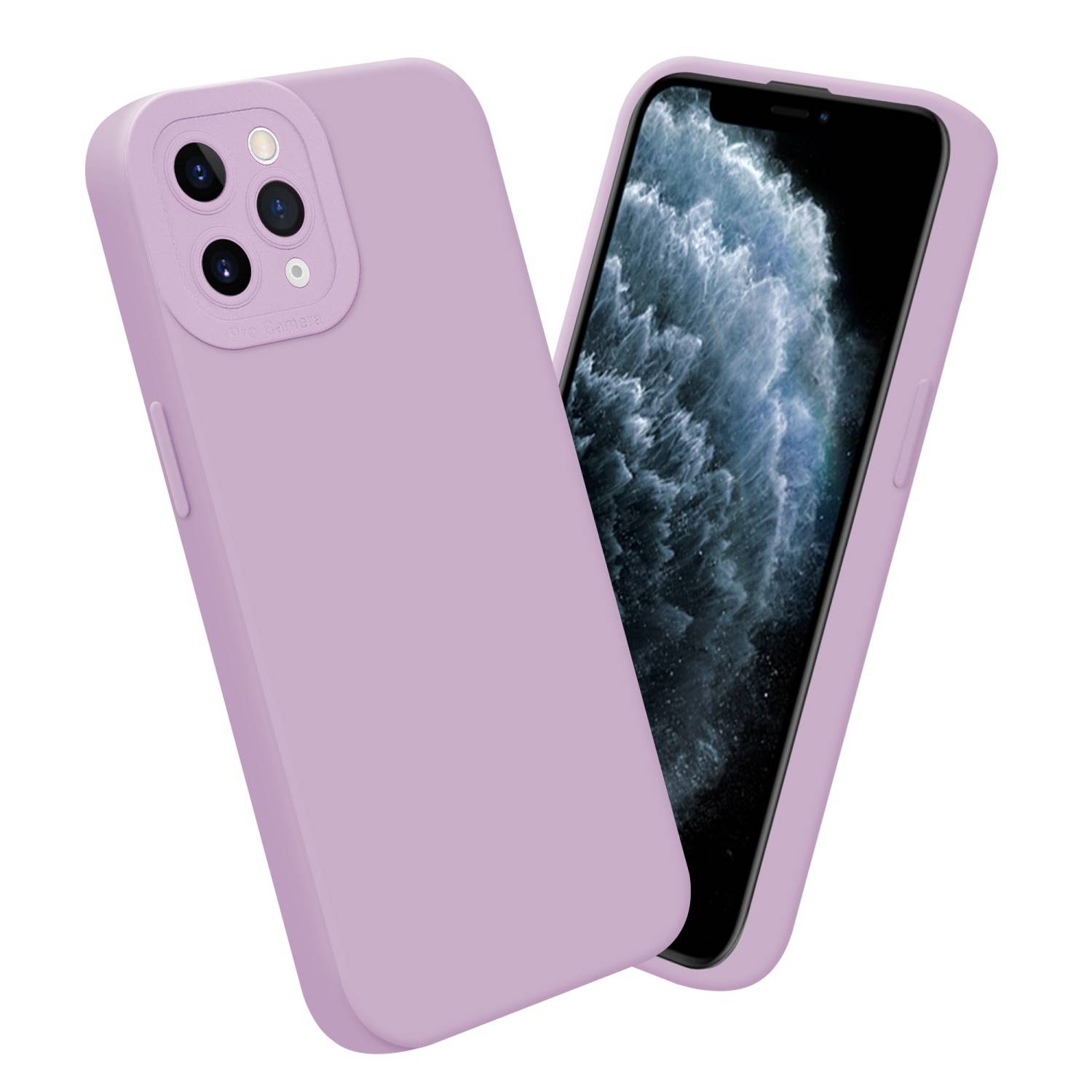 Cadorabo Hülle für Apple iPhone 11 PRO MAX Schutz Hülle in Rosa TPU Silikon Etui Case Handyhülle