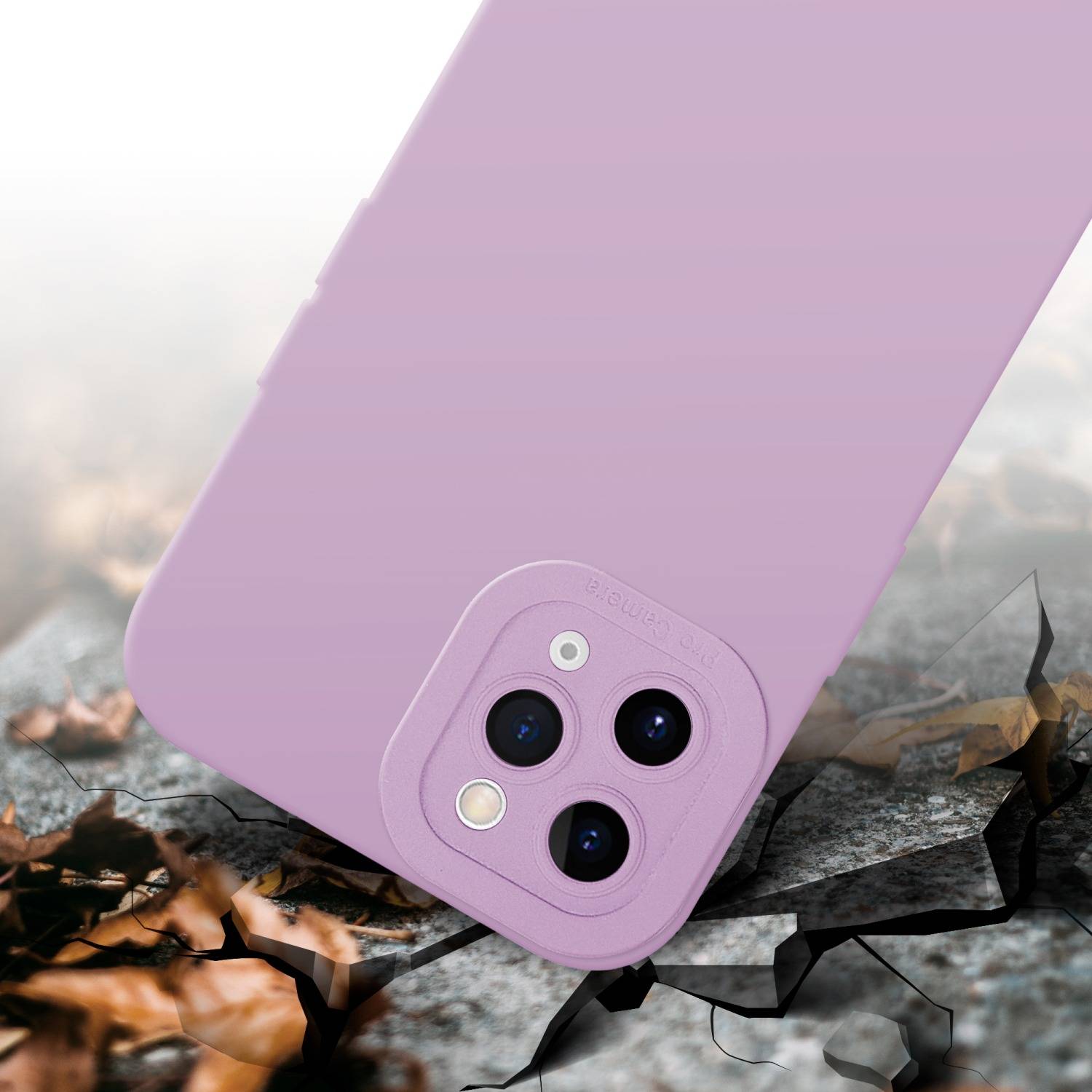 Cadorabo Hülle für Apple iPhone 11 PRO MAX Schutz Hülle in Rosa TPU Silikon Etui Case Handyhülle
