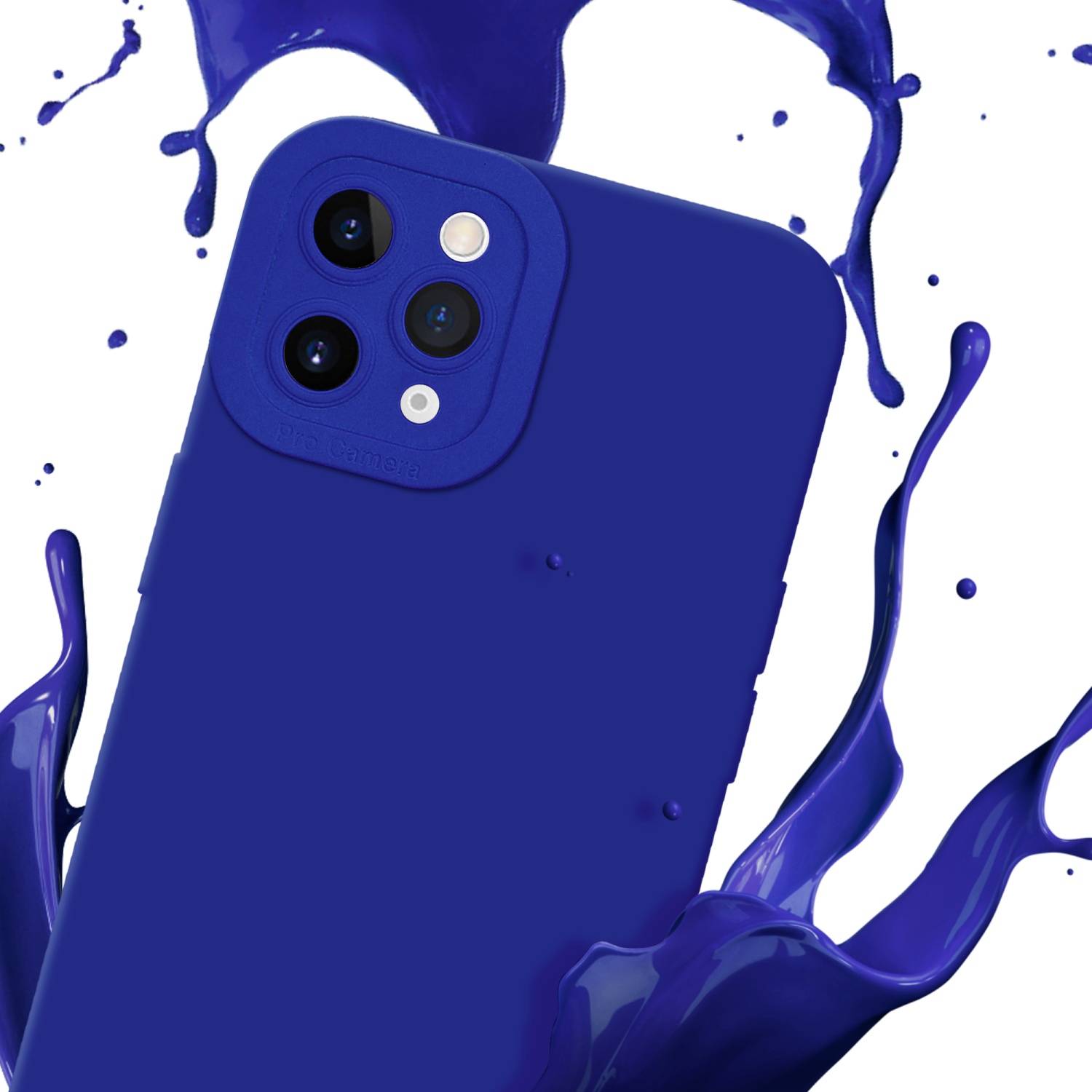 Cadorabo Hülle für Apple iPhone 11 PRO MAX Schutz Hülle in Blau TPU Silikon Etui Case Handyhülle