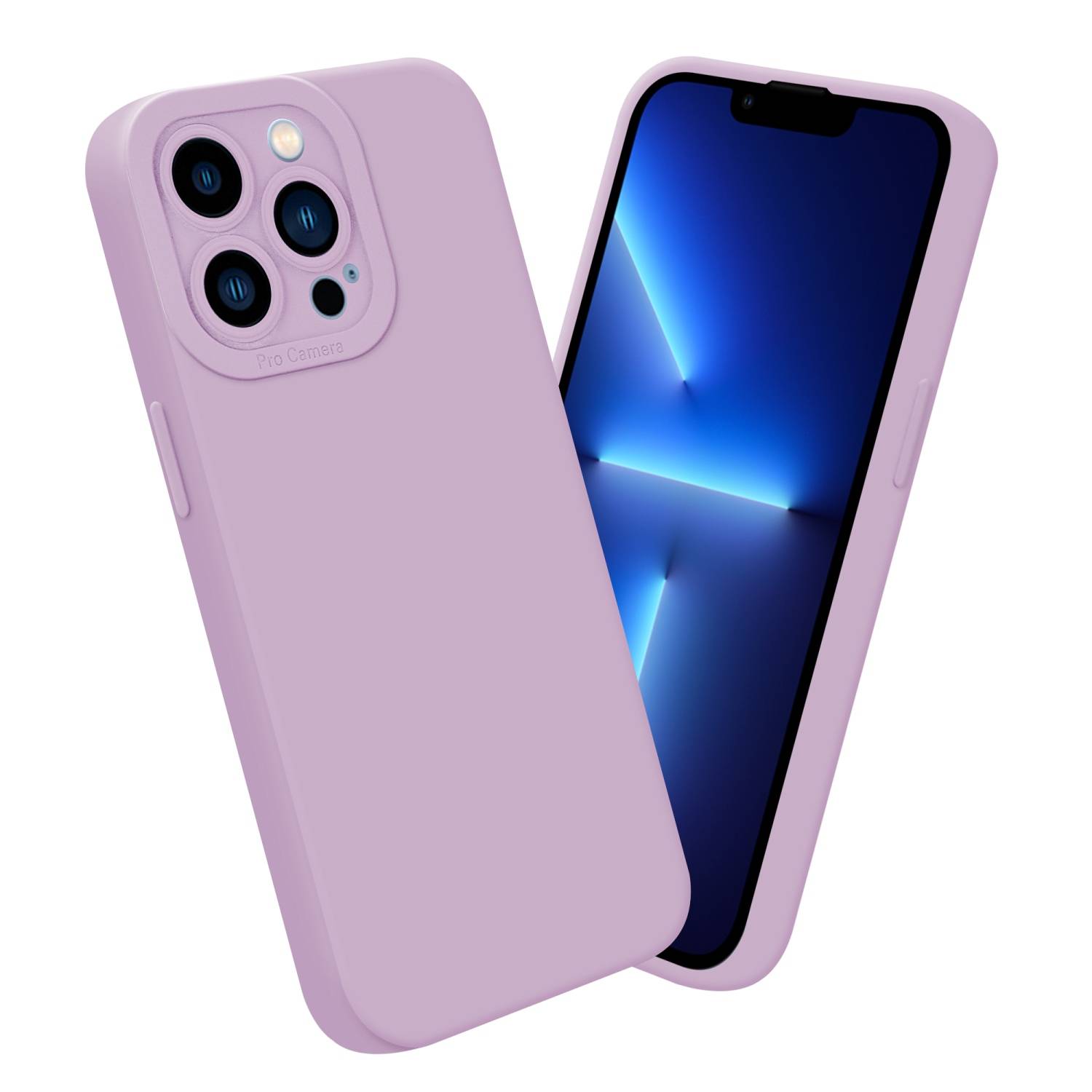 Cadorabo Hülle für Apple iPhone 12 PRO MAX Schutz Hülle in Rosa TPU Silikon Etui Case Handyhülle