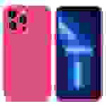 Cadorabo Hülle für Apple iPhone 13 PRO MAX Schutz Hülle in Pink TPU Silikon Etui Case Handyhülle