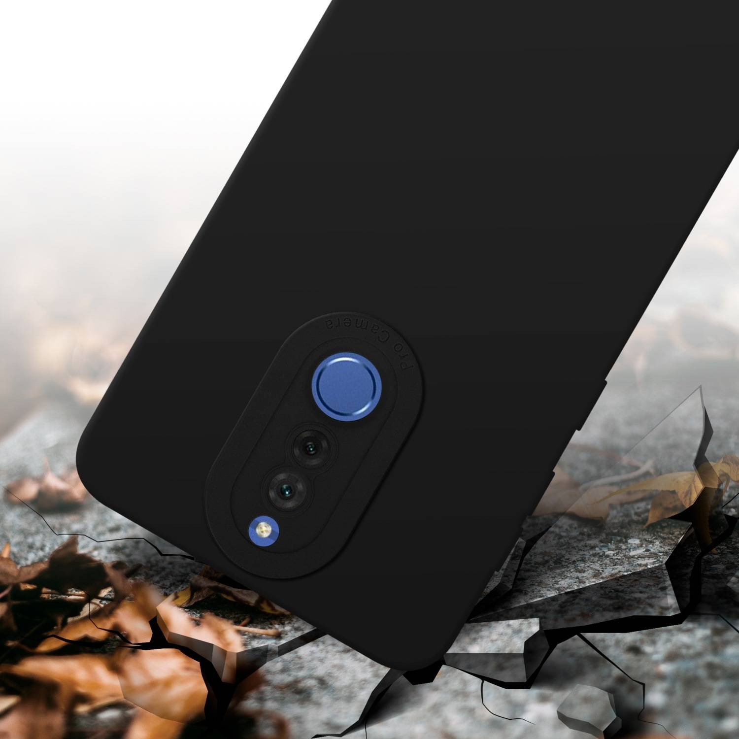 Cadorabo Hülle für Huawei MATE 10 LITE Schutz Hülle in Schwarz TPU Silikon Etui Case Handyhülle