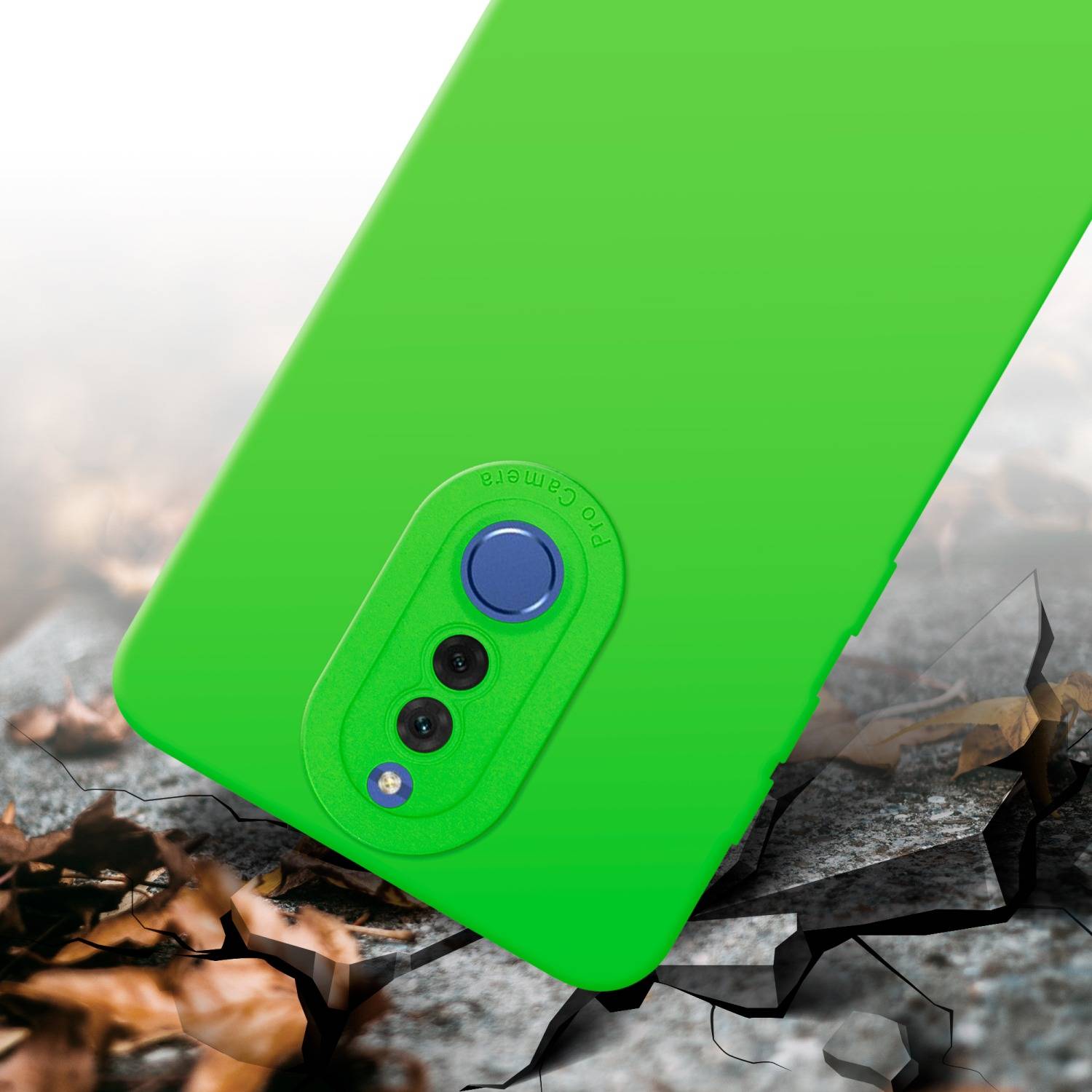 Cadorabo Hülle für Huawei MATE 10 LITE Schutz Hülle in Grün TPU Silikon Etui Case Handyhülle