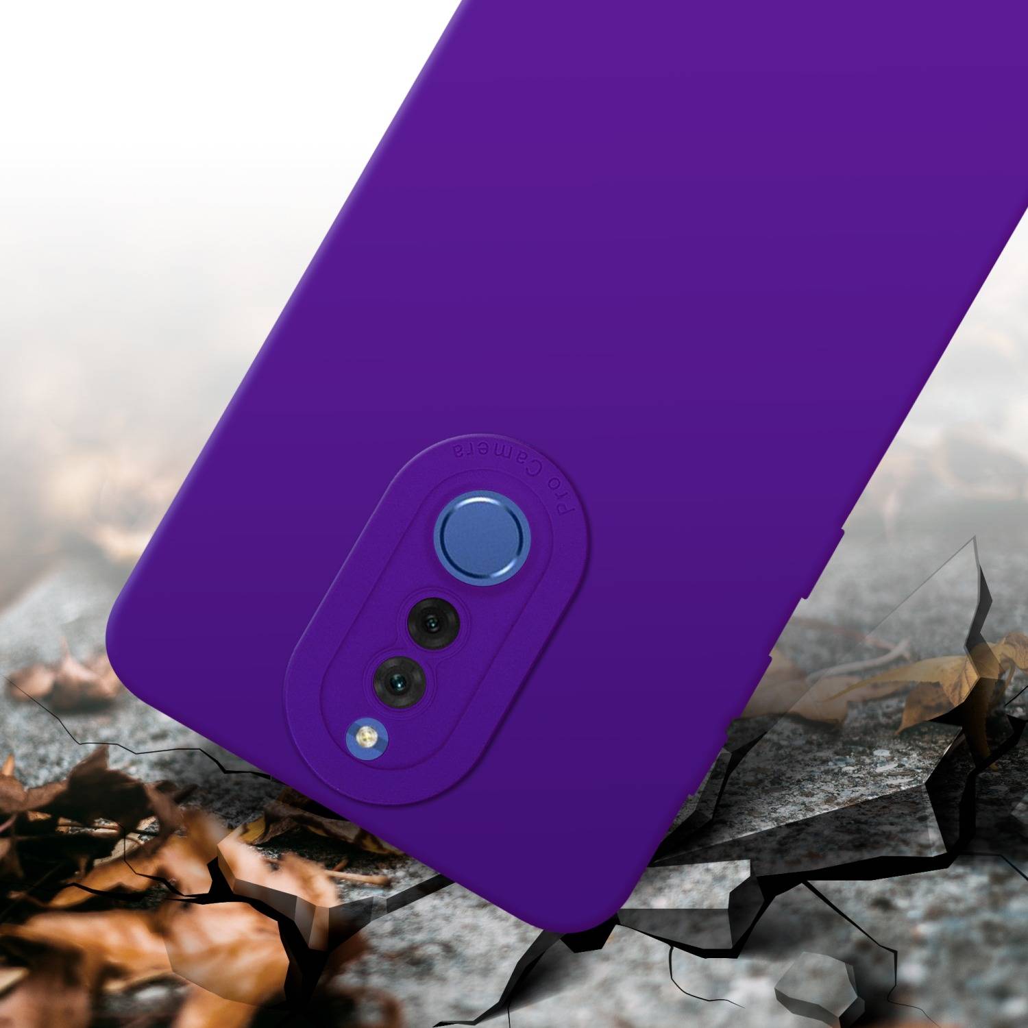 Cadorabo Hülle für Huawei MATE 10 LITE Schutz Hülle in Lila TPU Silikon Etui Case Handyhülle