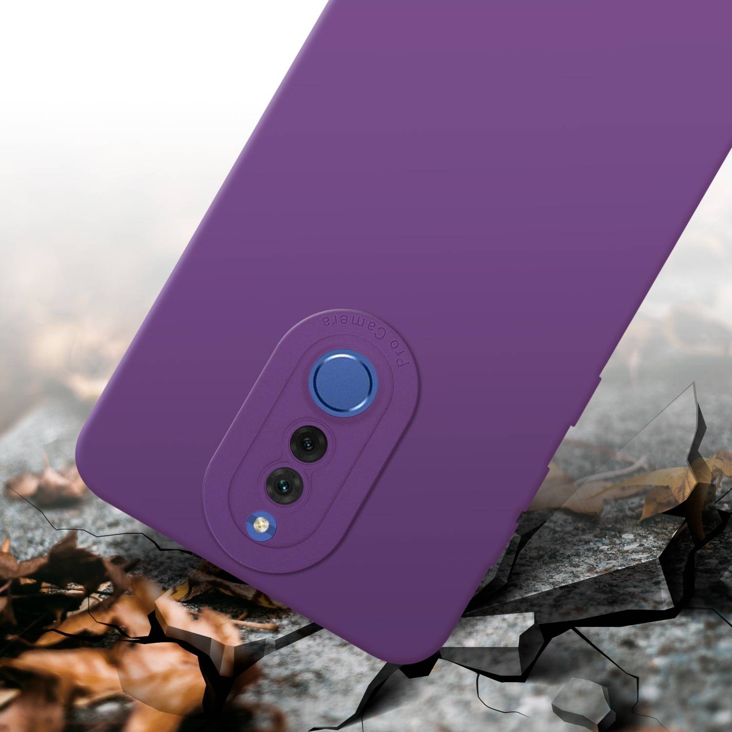 Cadorabo Hülle für Huawei MATE 10 LITE Schutz Hülle in Lila TPU Silikon Etui Case Handyhülle