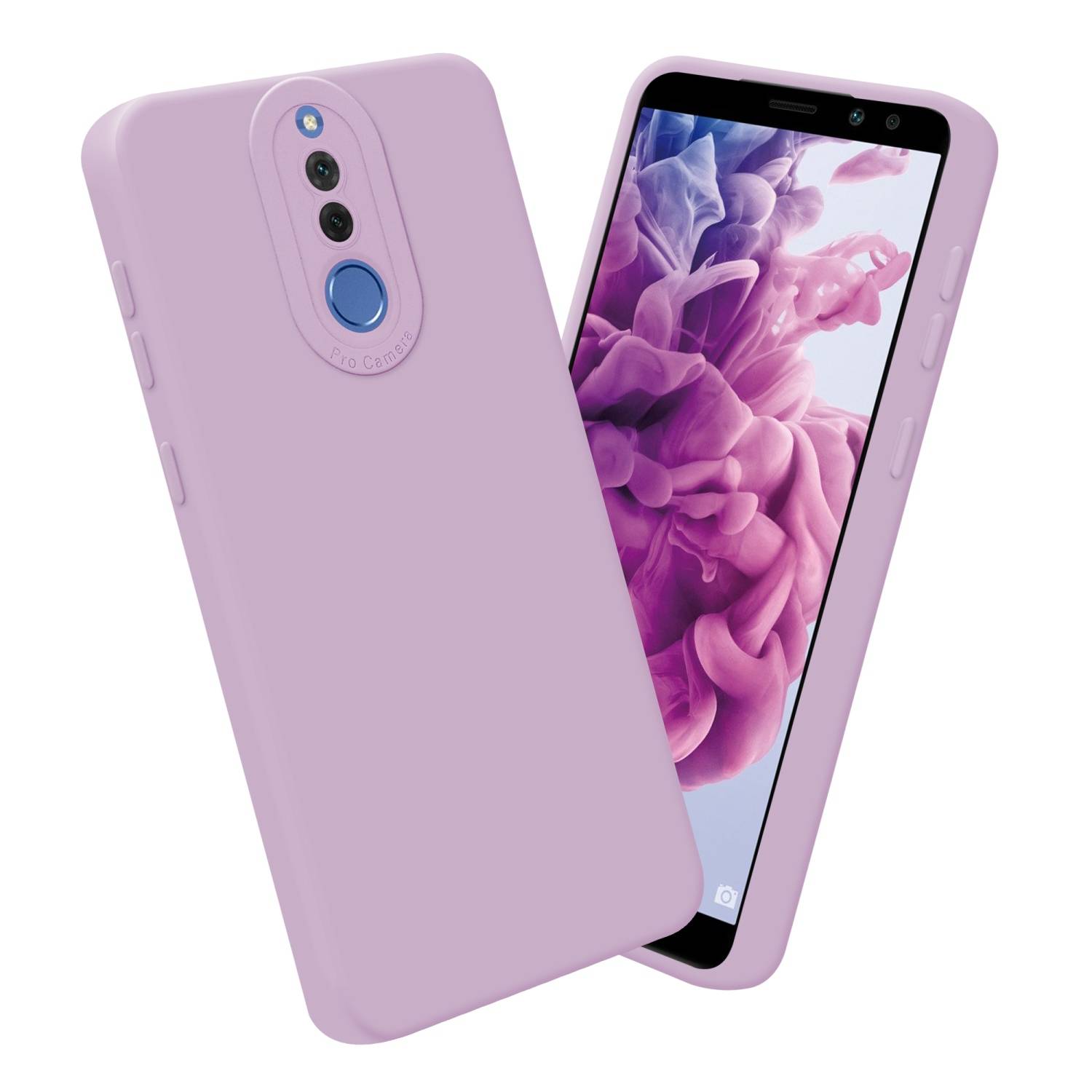 Cadorabo Hülle für Huawei MATE 10 LITE Schutz Hülle in Rosa TPU Silikon Etui Case Handyhülle