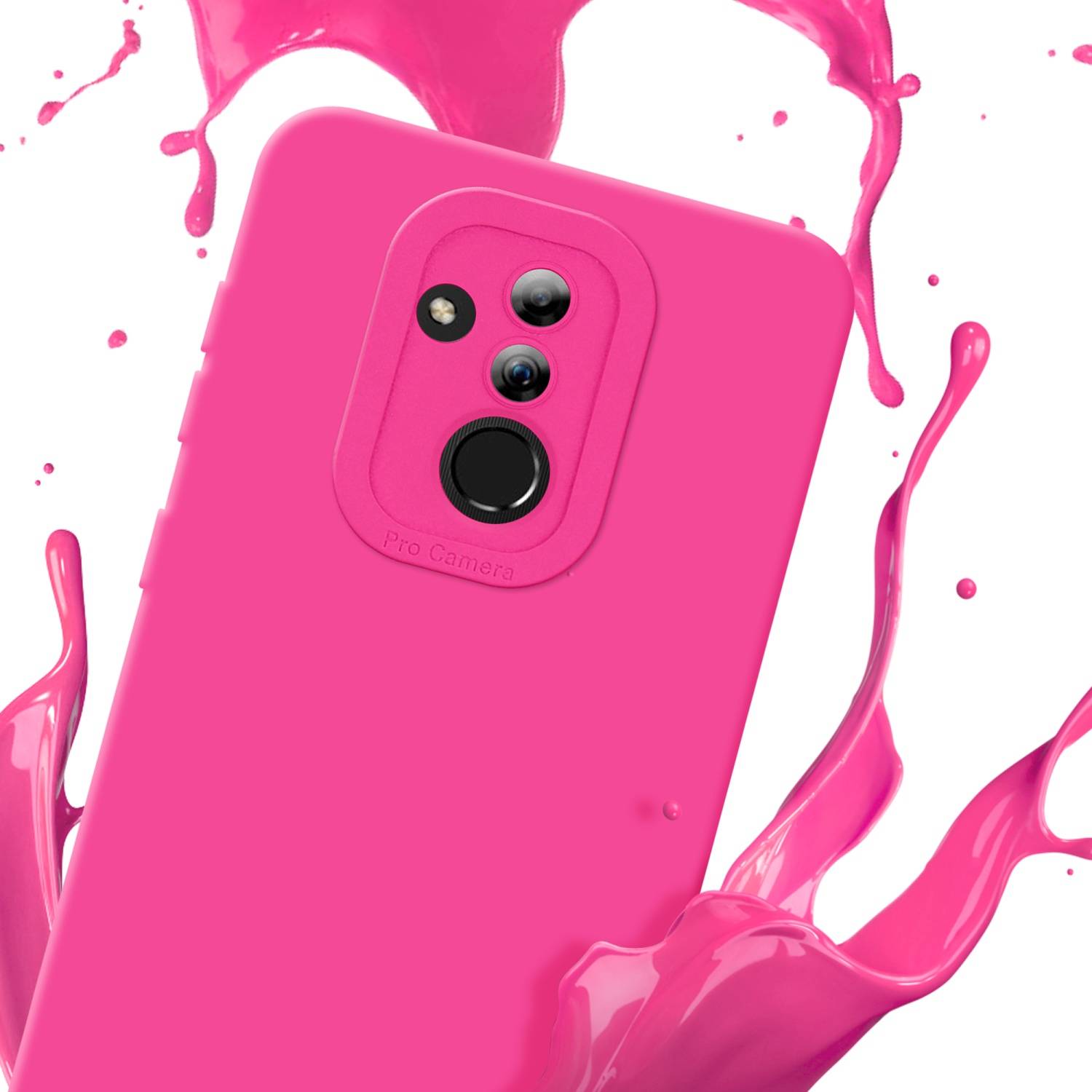 Cadorabo Hülle für Huawei MATE 20 LITE Schutz Hülle in Pink TPU Silikon Etui Case Handyhülle