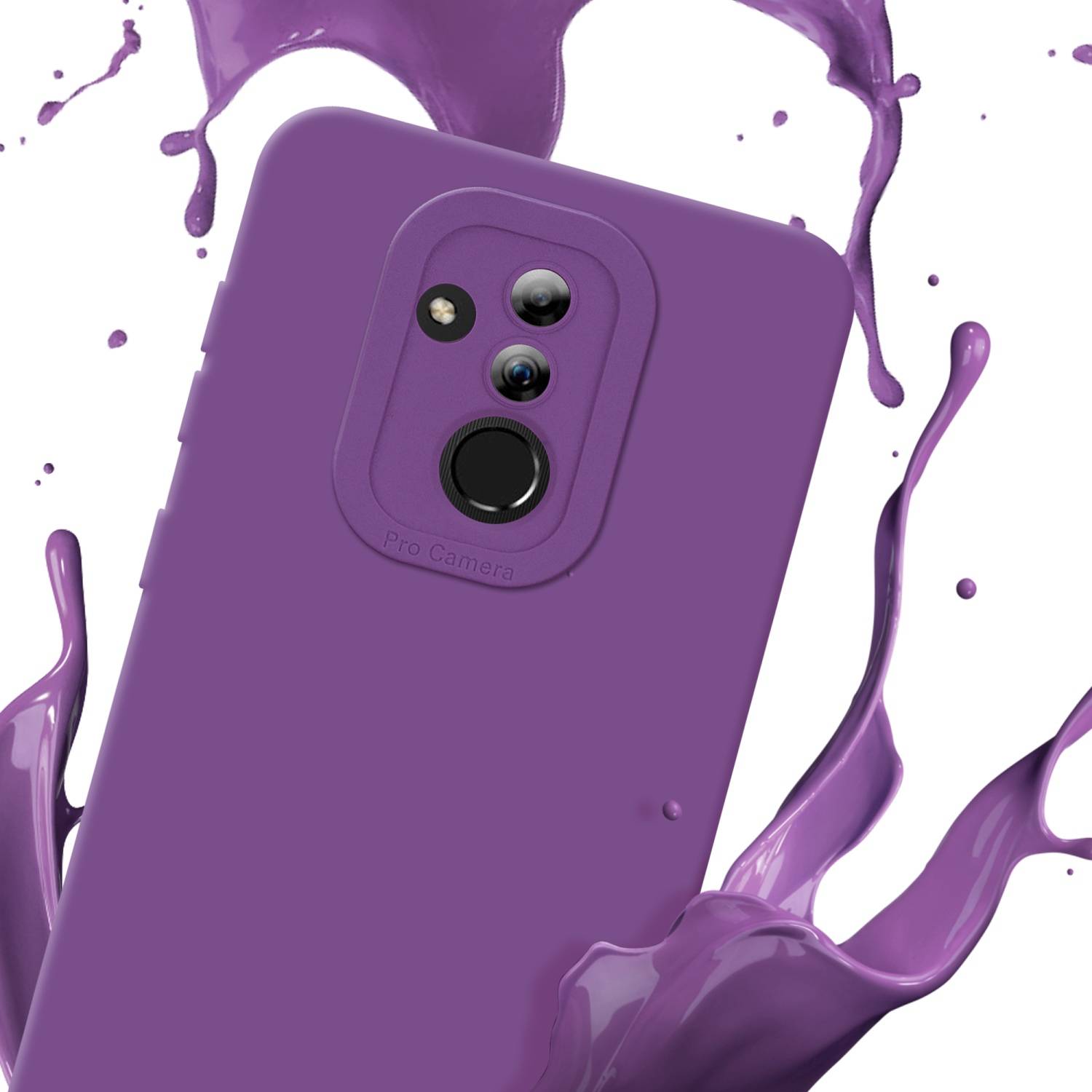Cadorabo Hülle für Huawei MATE 20 LITE Schutz Hülle in Lila TPU Silikon Etui Case Handyhülle