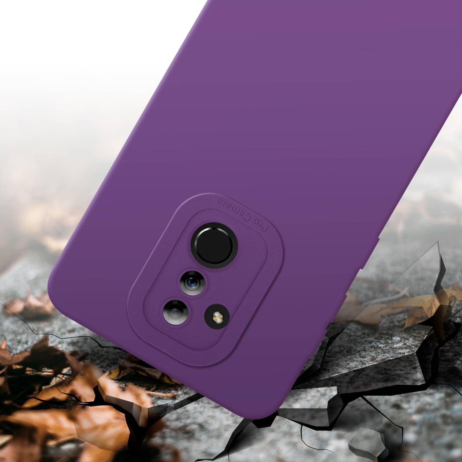 Cadorabo Hülle für Huawei MATE 20 LITE Schutz Hülle in Lila TPU Silikon Etui Case Handyhülle