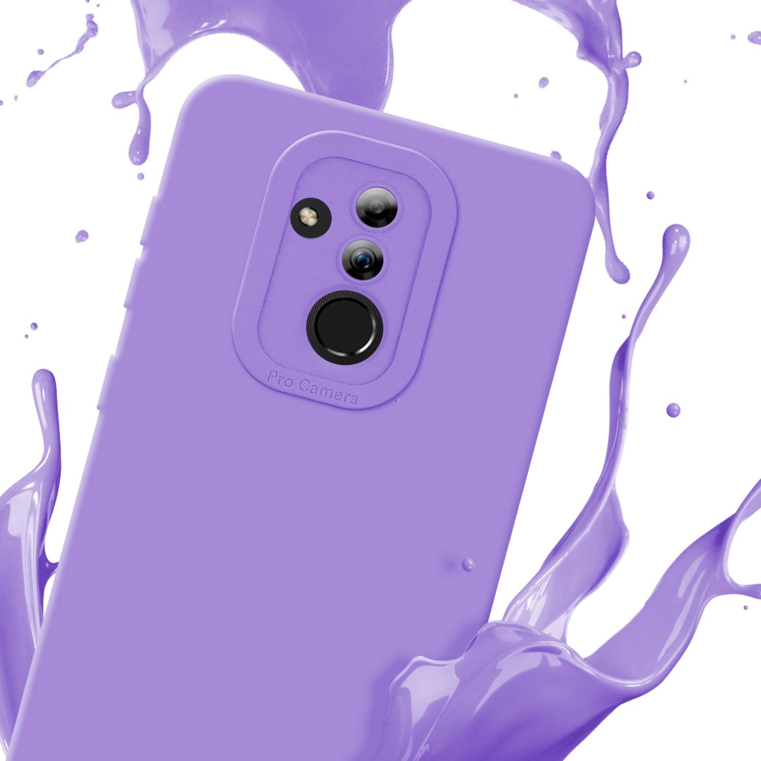 Cadorabo Hülle für Huawei MATE 20 LITE Schutz Hülle in Lila TPU Silikon Etui Case Handyhülle