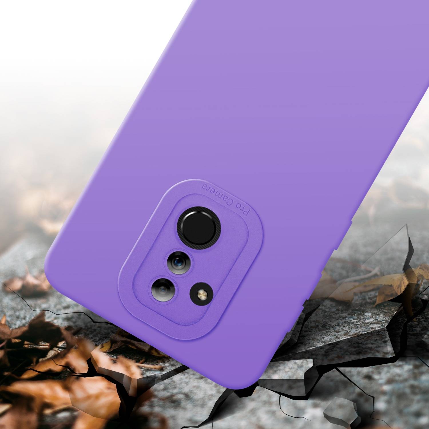 Cadorabo Hülle für Huawei MATE 20 LITE Schutz Hülle in Lila TPU Silikon Etui Case Handyhülle