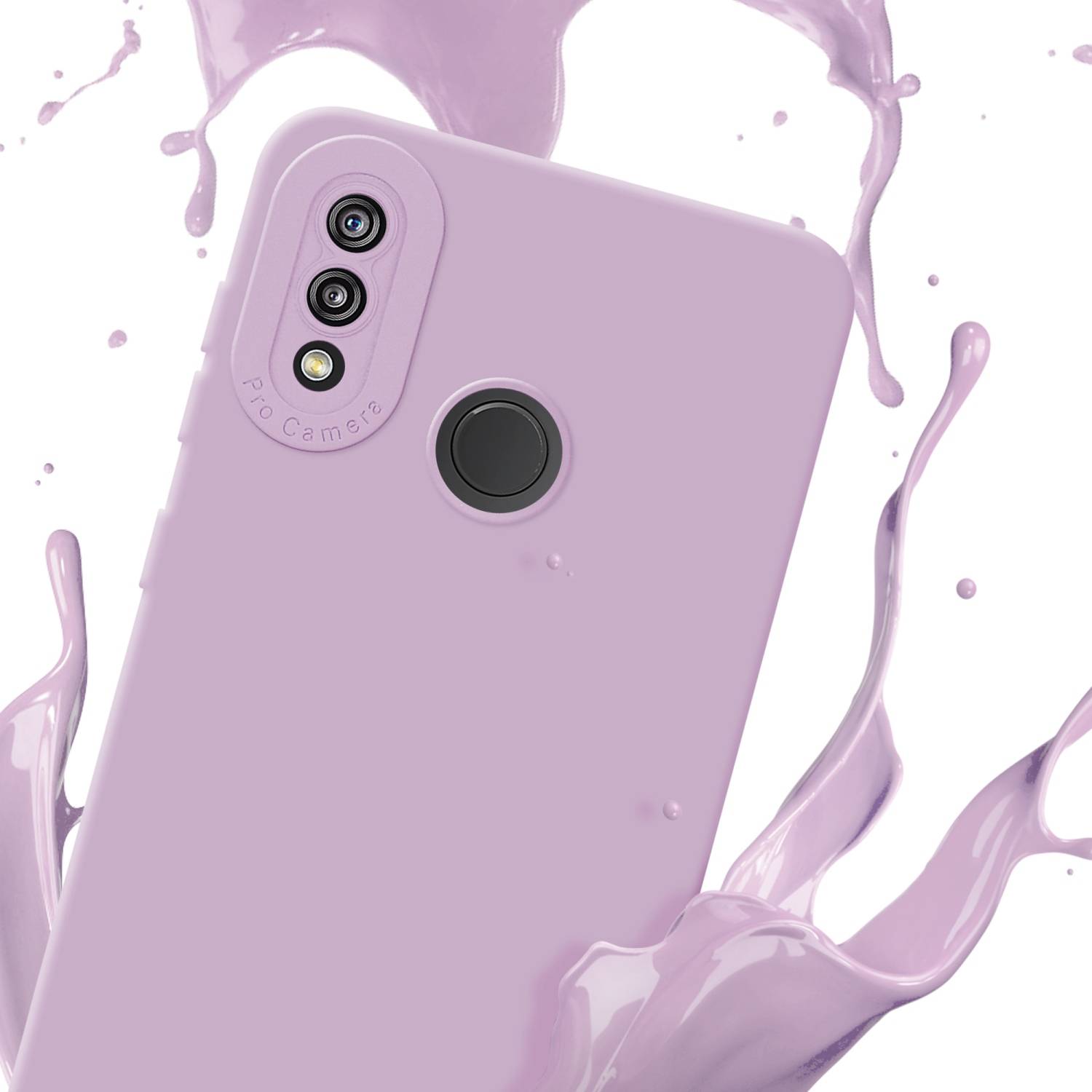 Cadorabo Hülle für Huawei P20 LITE 2018 / NOVA 3E Schutz Hülle in Rosa TPU Silikon Etui Case Handyhülle