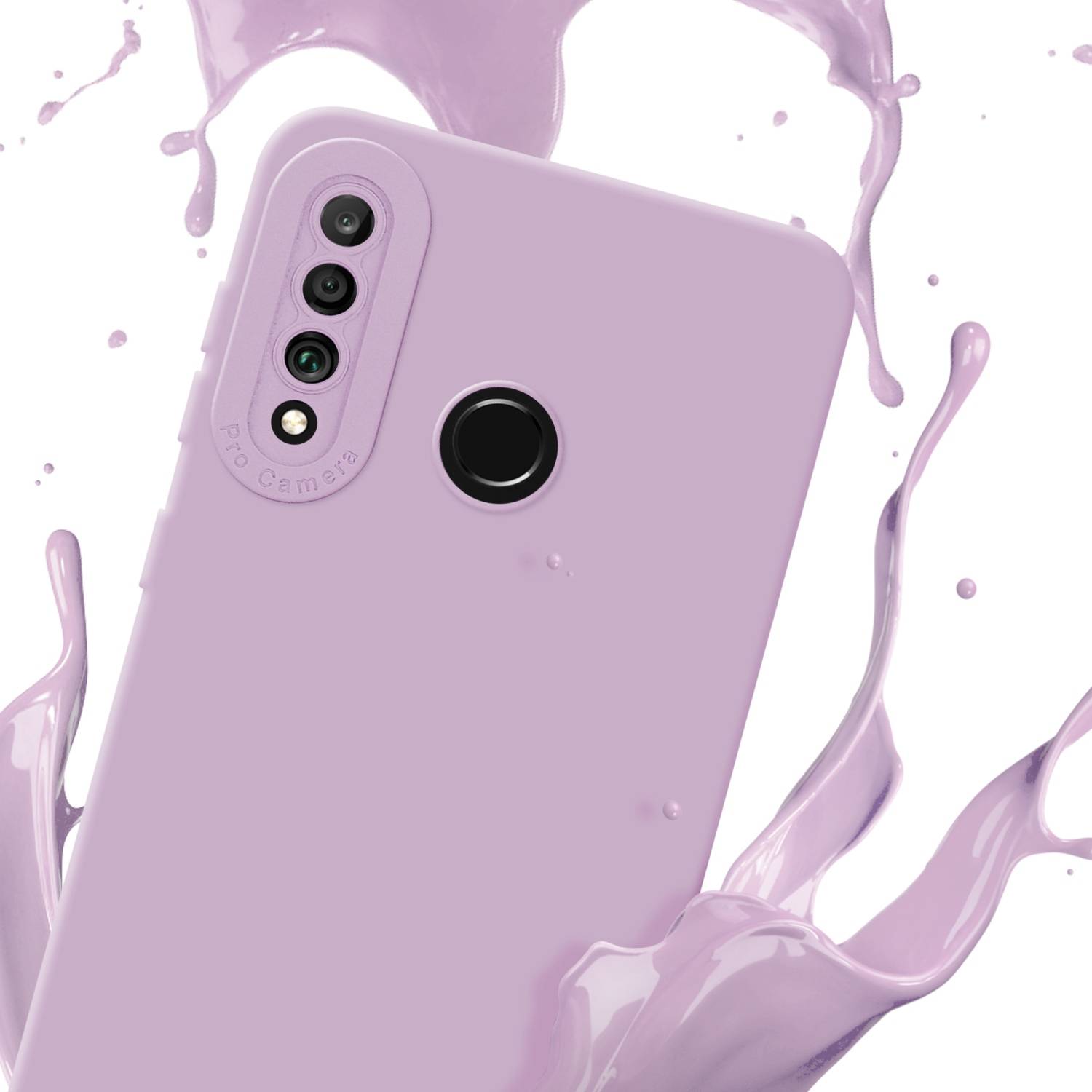 Cadorabo Hülle für Huawei P30 LITE Schutz Hülle in Rosa TPU Silikon Etui Case Handyhülle