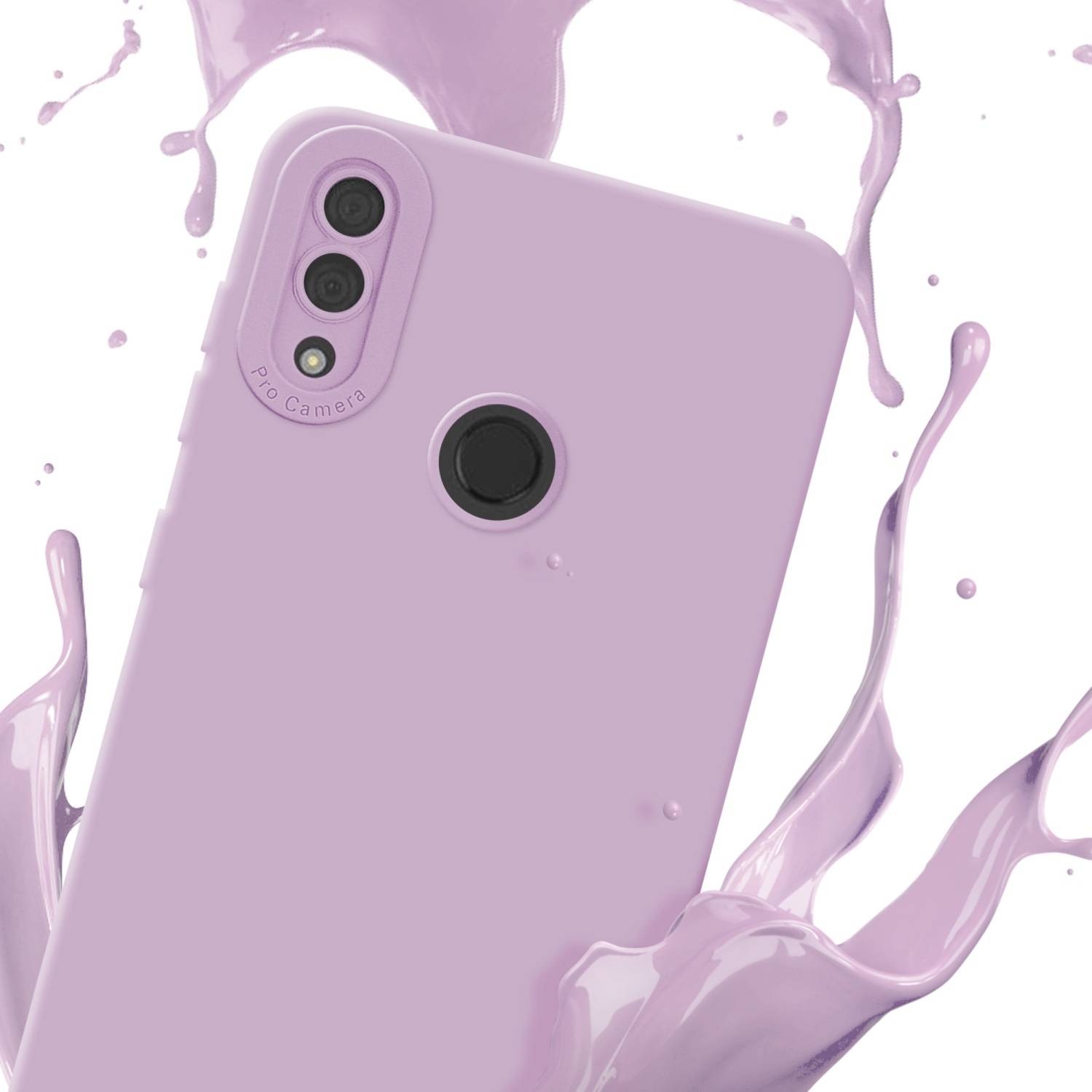 Cadorabo Hülle für Huawei Y7 2019 / Y7 PRIME 2019 Schutz Hülle in Rosa TPU Silikon Etui Case Handyhülle