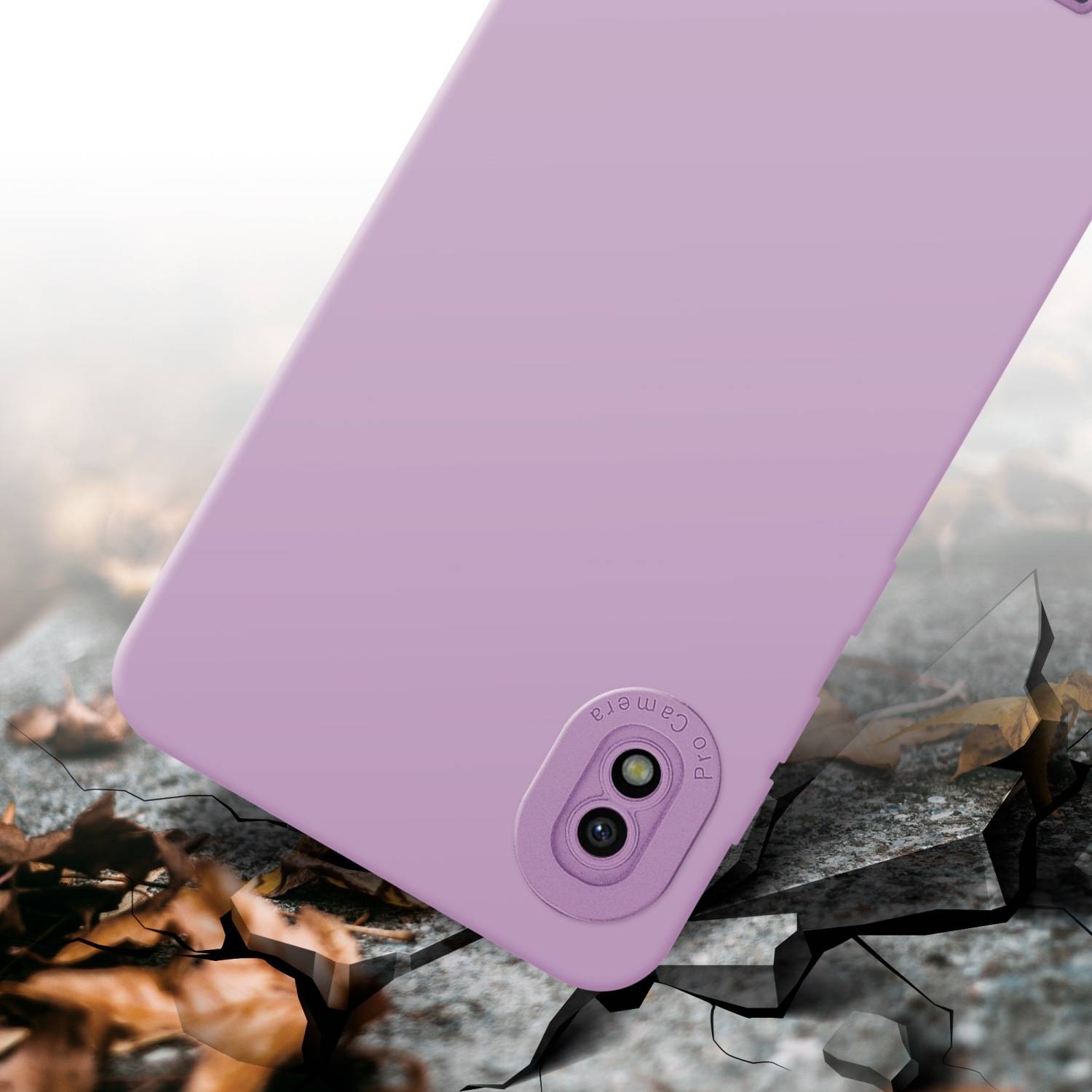 Cadorabo Hülle für Samsung Galaxy A10 Schutz Hülle in Rosa TPU Silikon Etui Case Handyhülle