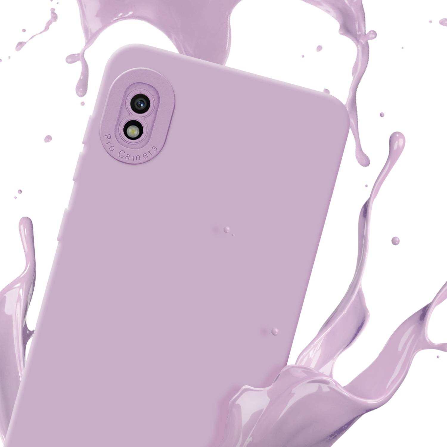 Cadorabo Hülle für Samsung Galaxy A10 Schutz Hülle in Rosa TPU Silikon Etui Case Handyhülle