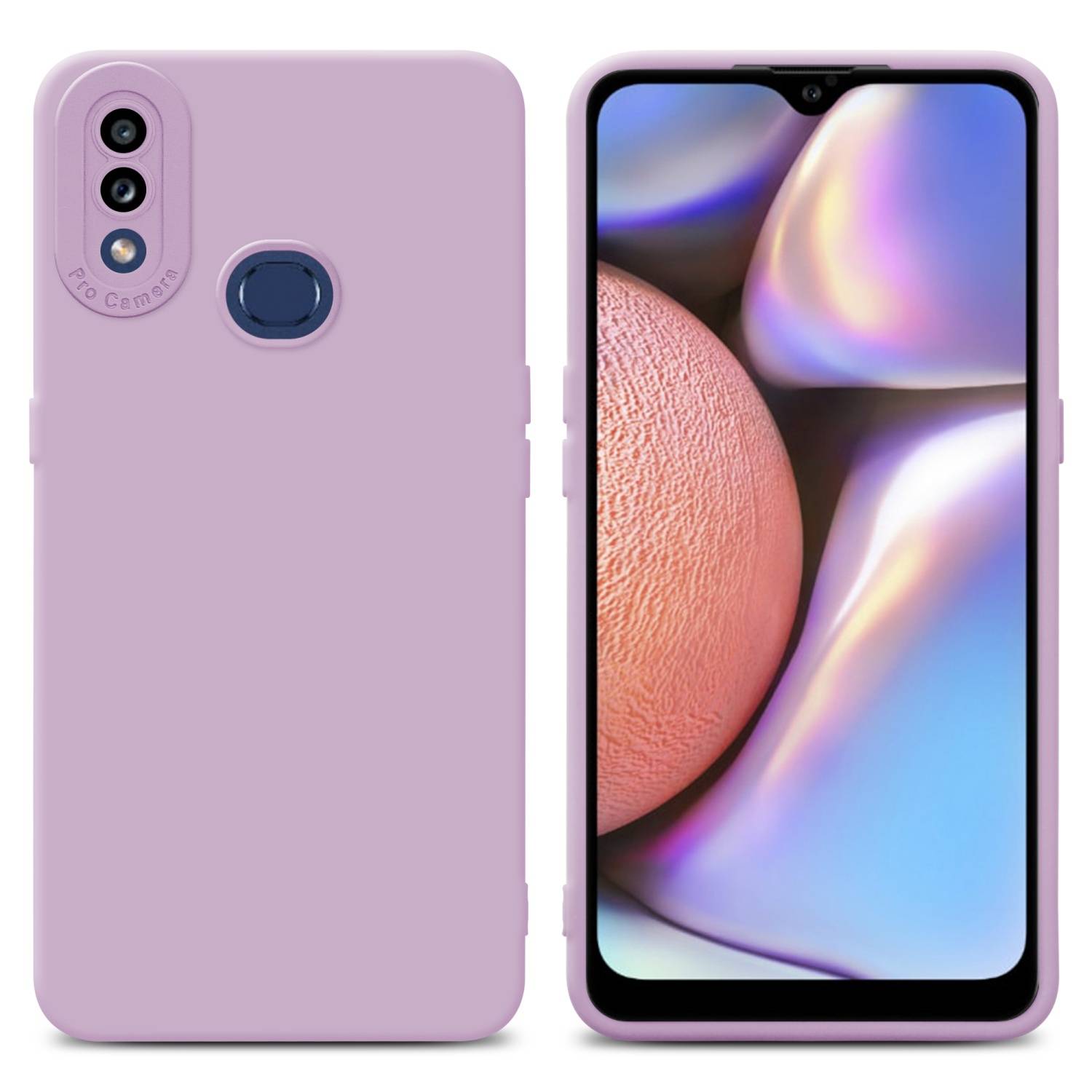 Cadorabo Hülle für Samsung Galaxy A10s / M01s Schutz Hülle in Rosa TPU Silikon Etui Case Handyhülle