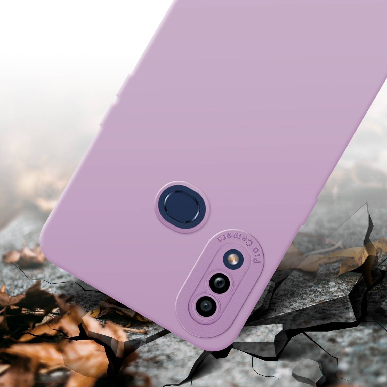 Cadorabo Hülle für Samsung Galaxy A10s / M01s Schutz Hülle in Rosa TPU Silikon Etui Case Handyhülle
