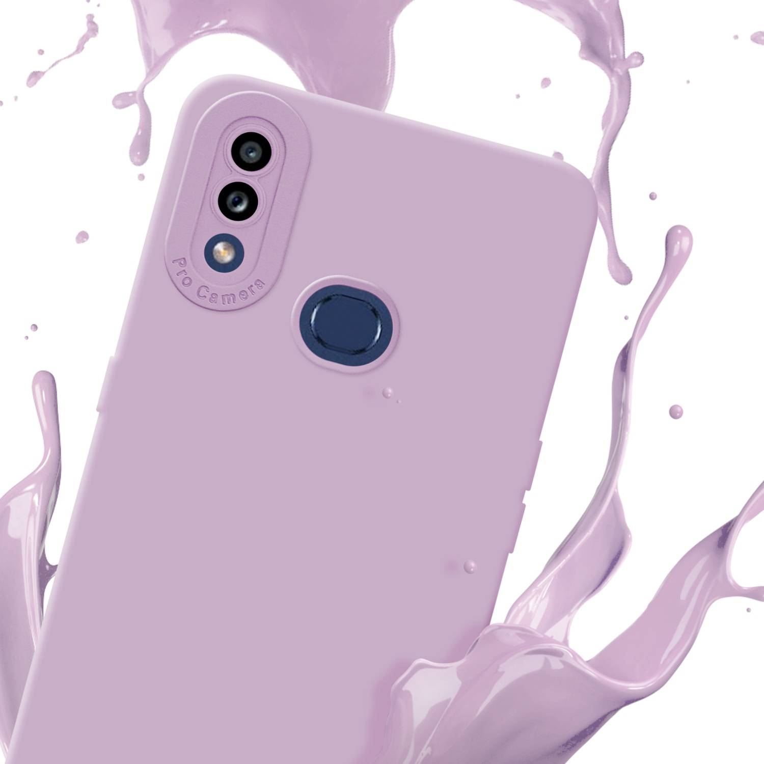 Cadorabo Hülle für Samsung Galaxy A10s / M01s Schutz Hülle in Rosa TPU Silikon Etui Case Handyhülle
