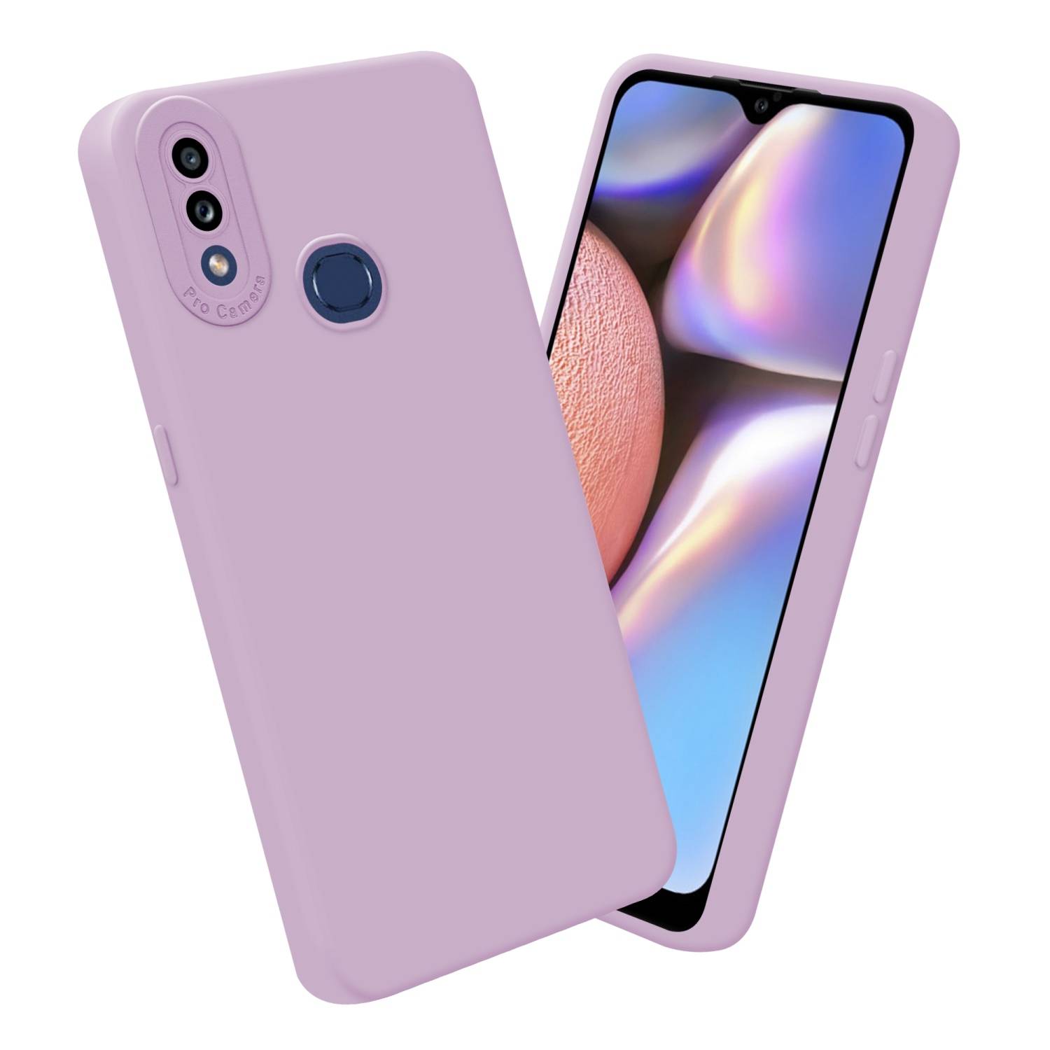 Cadorabo Hülle für Samsung Galaxy A10s / M01s Schutz Hülle in Rosa TPU Silikon Etui Case Handyhülle