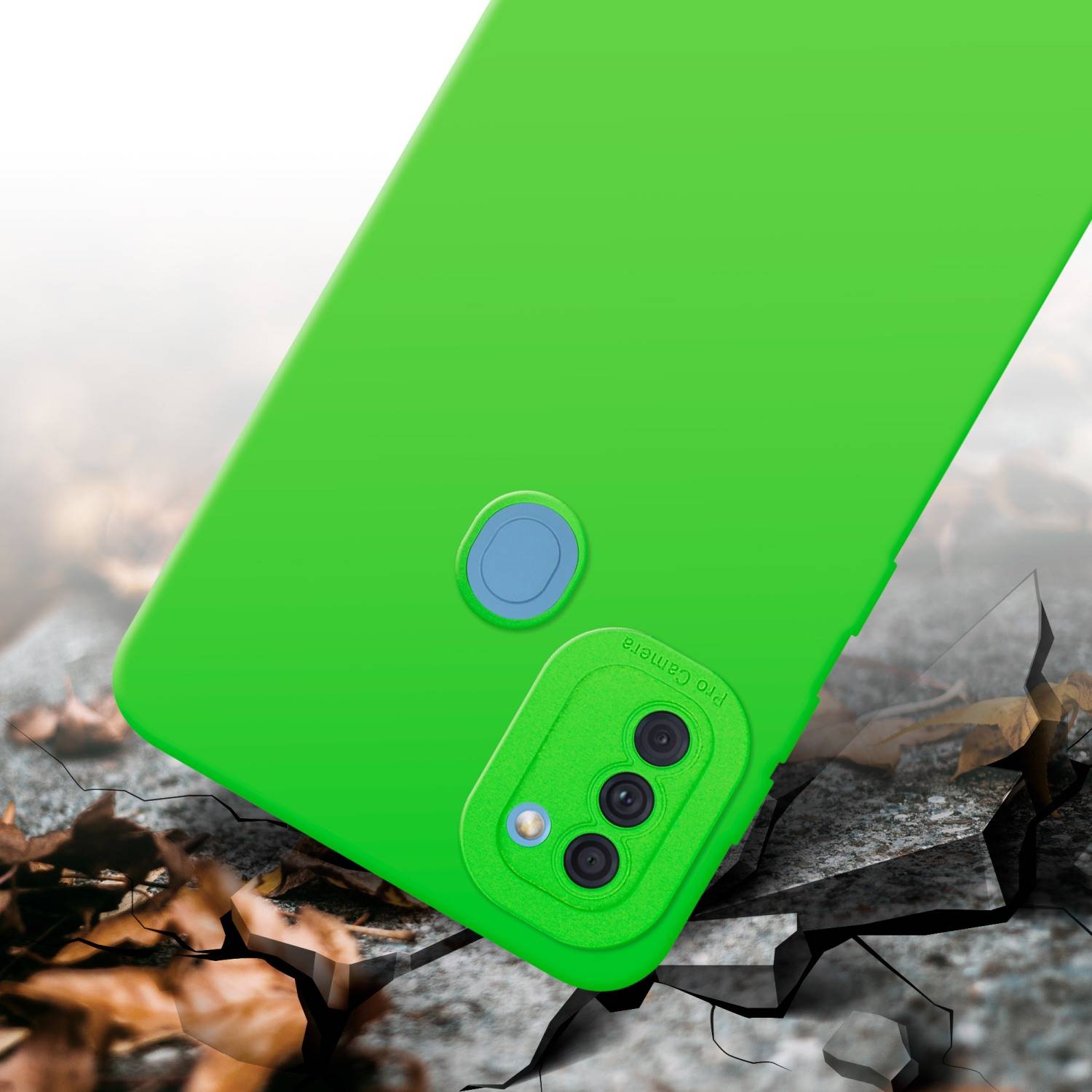 Cadorabo Hülle für Samsung Galaxy A11 / M11 Schutz Hülle in Grün TPU Silikon Etui Case Handyhülle