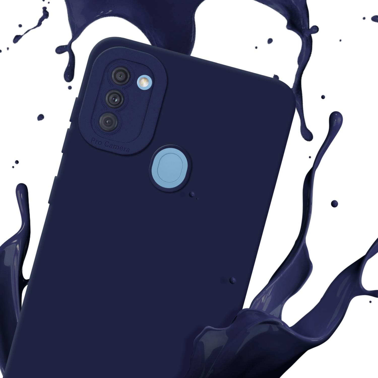 Cadorabo Hülle für Samsung Galaxy A11 / M11 Schutz Hülle in Blau TPU Silikon Etui Case Handyhülle