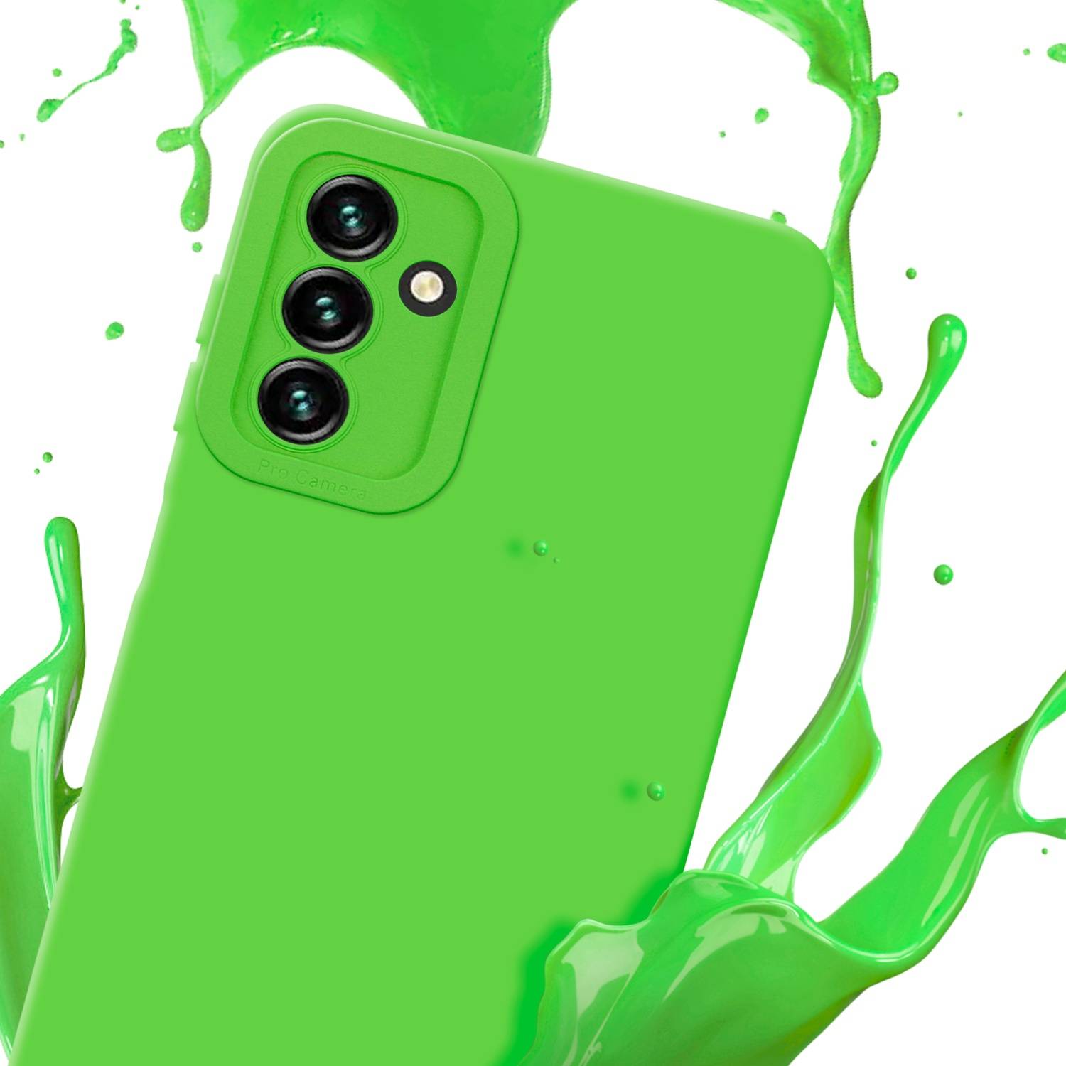 Cadorabo Hülle für Samsung Galaxy A13 5G Schutz Hülle in Grün TPU Silikon Etui Case Handyhülle