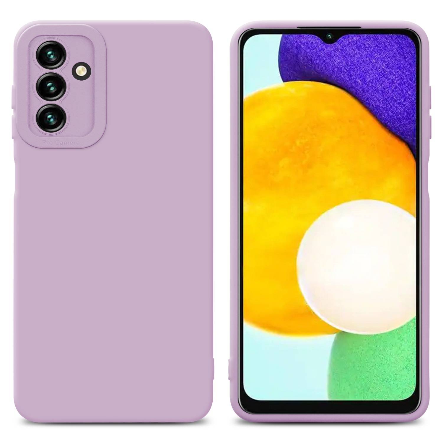 Cadorabo Hülle für Samsung Galaxy A13 5G Schutz Hülle in Rosa TPU Silikon Etui Case Handyhülle