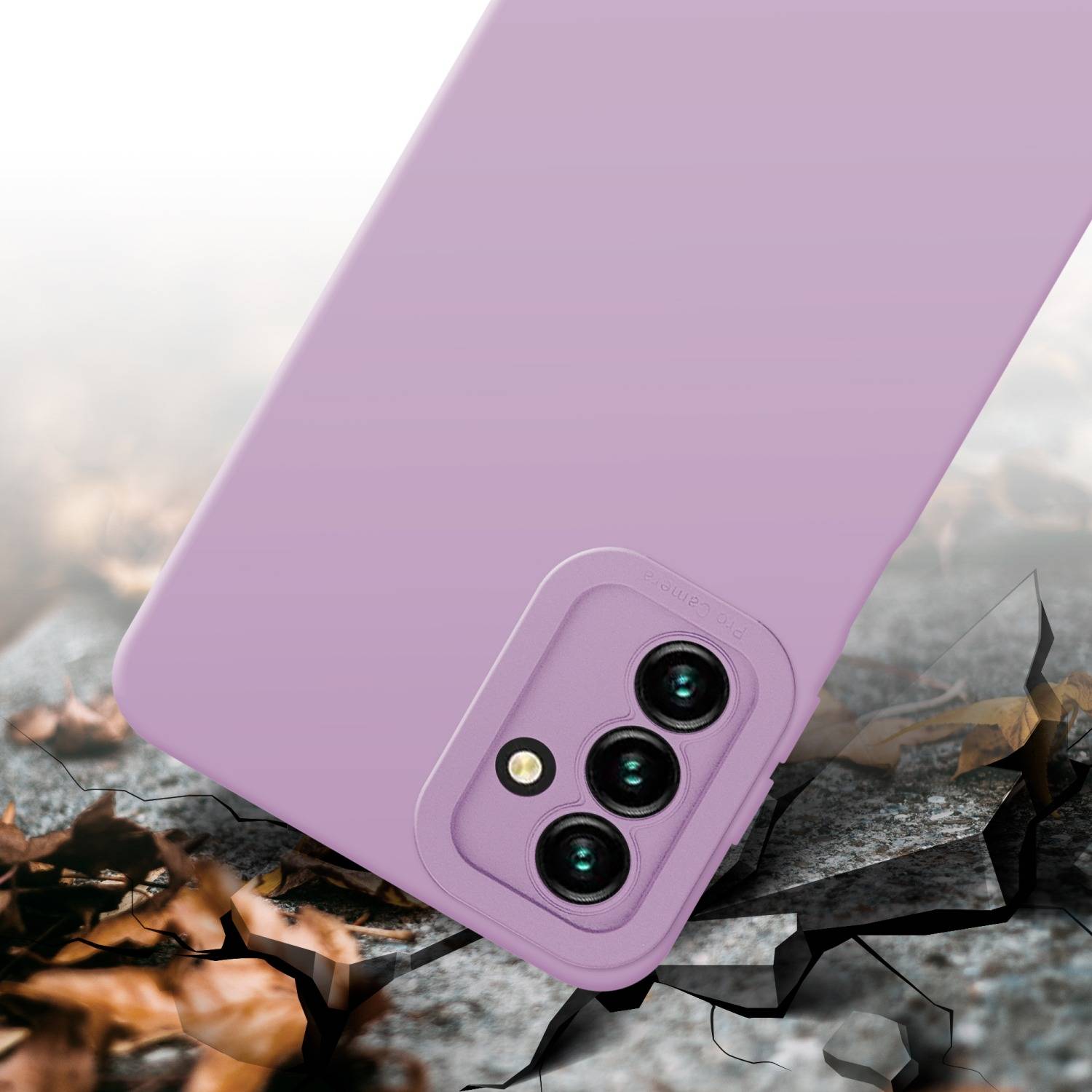 Cadorabo Hülle für Samsung Galaxy A13 5G Schutz Hülle in Rosa TPU Silikon Etui Case Handyhülle